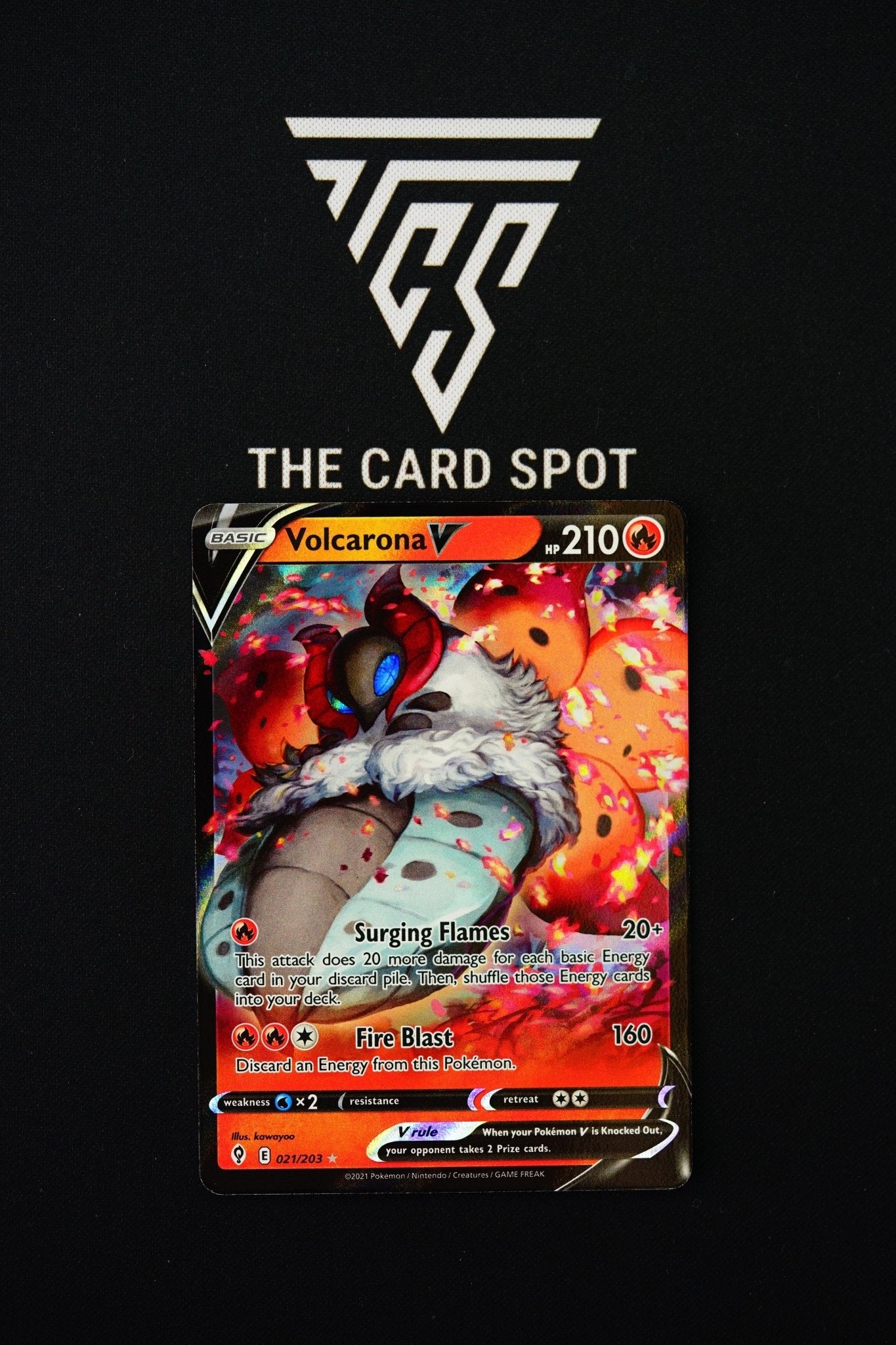 021/203 Volcarona V - Pokemon TCG - THE CARD SPOT PTY LTD.