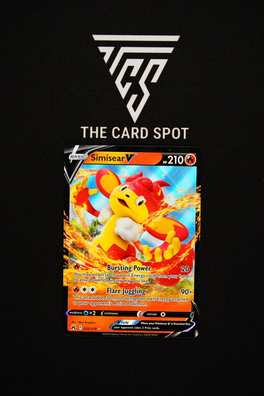 022/159 Simisear V - Pokemon TCG - THE CARD SPOT PTY LTD.
