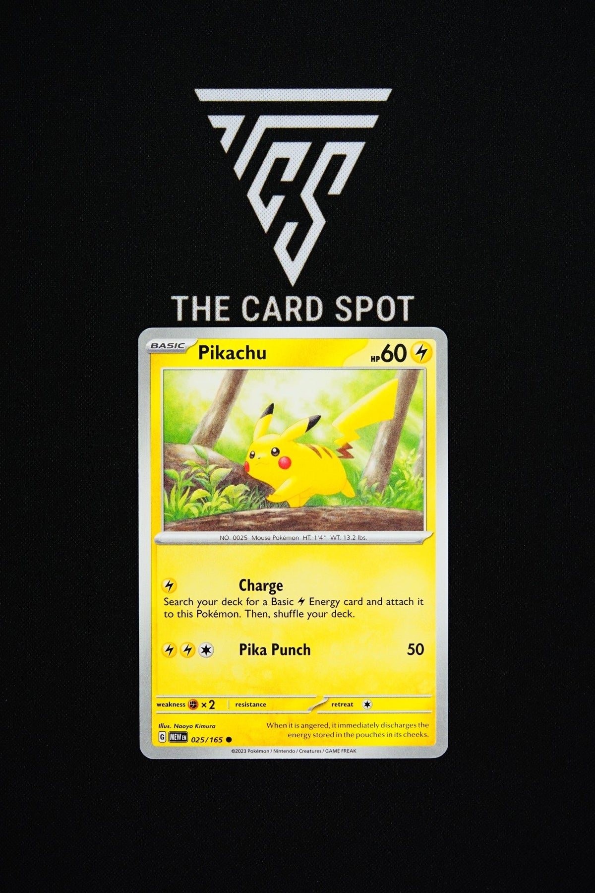 025/165 Pikachu - Pokemon TCG - THE CARD SPOT PTY LTD.