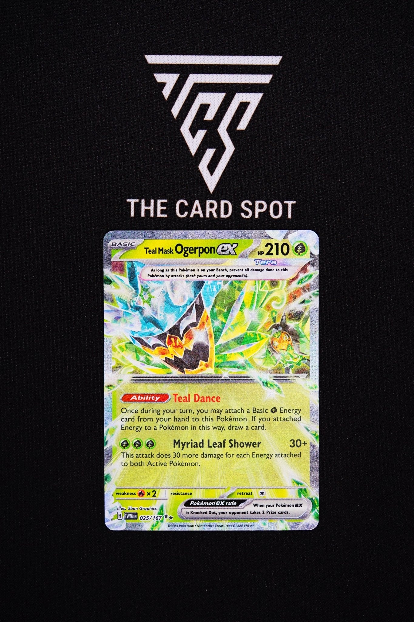 025/167 Teal Mask Ogerpon Ex - Pokemon TCG - THE CARD SPOT PTY LTD.