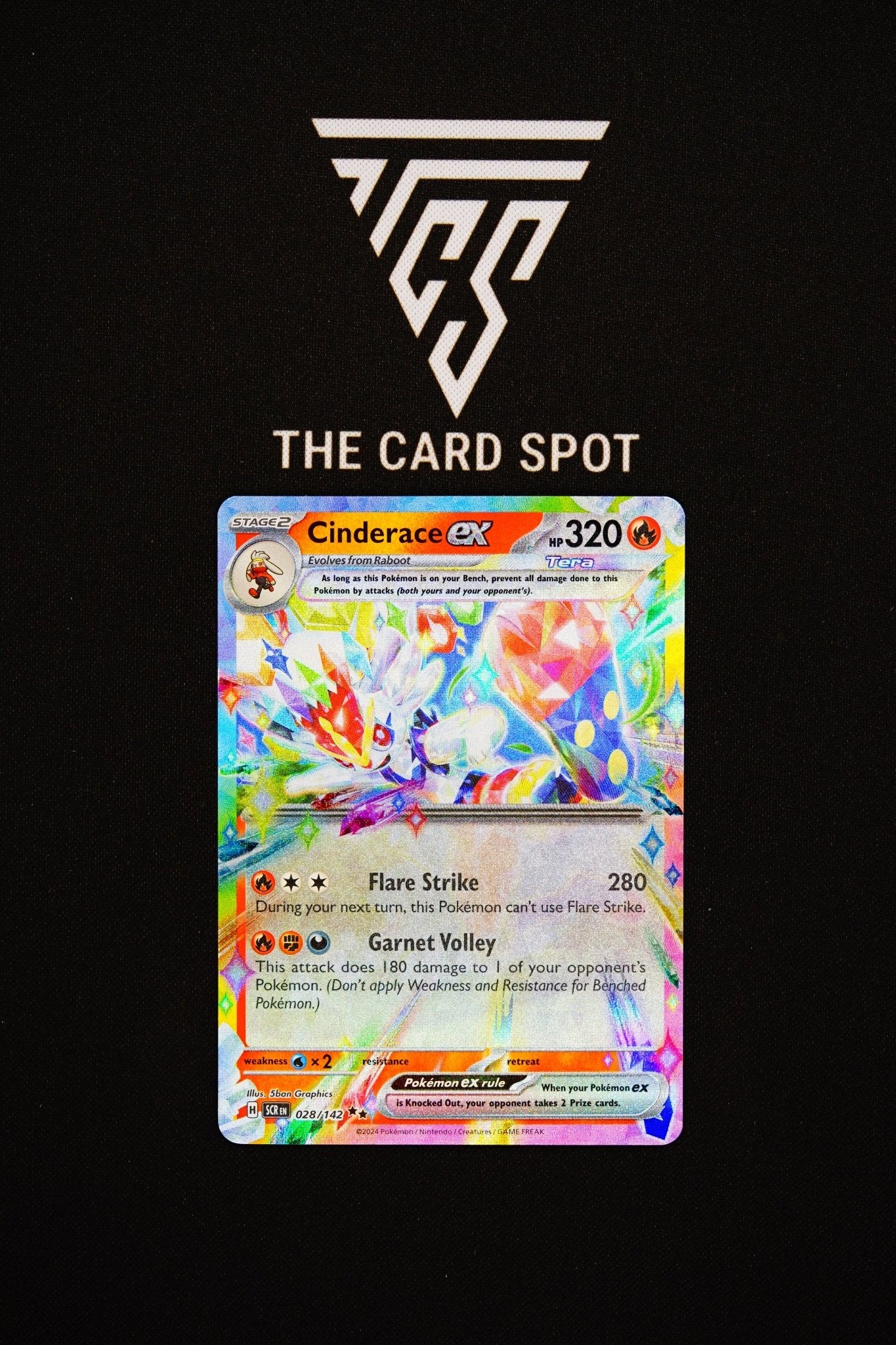 028/142 Cinderace Ex - Pokemon TCG - THE CARD SPOT PTY LTD.