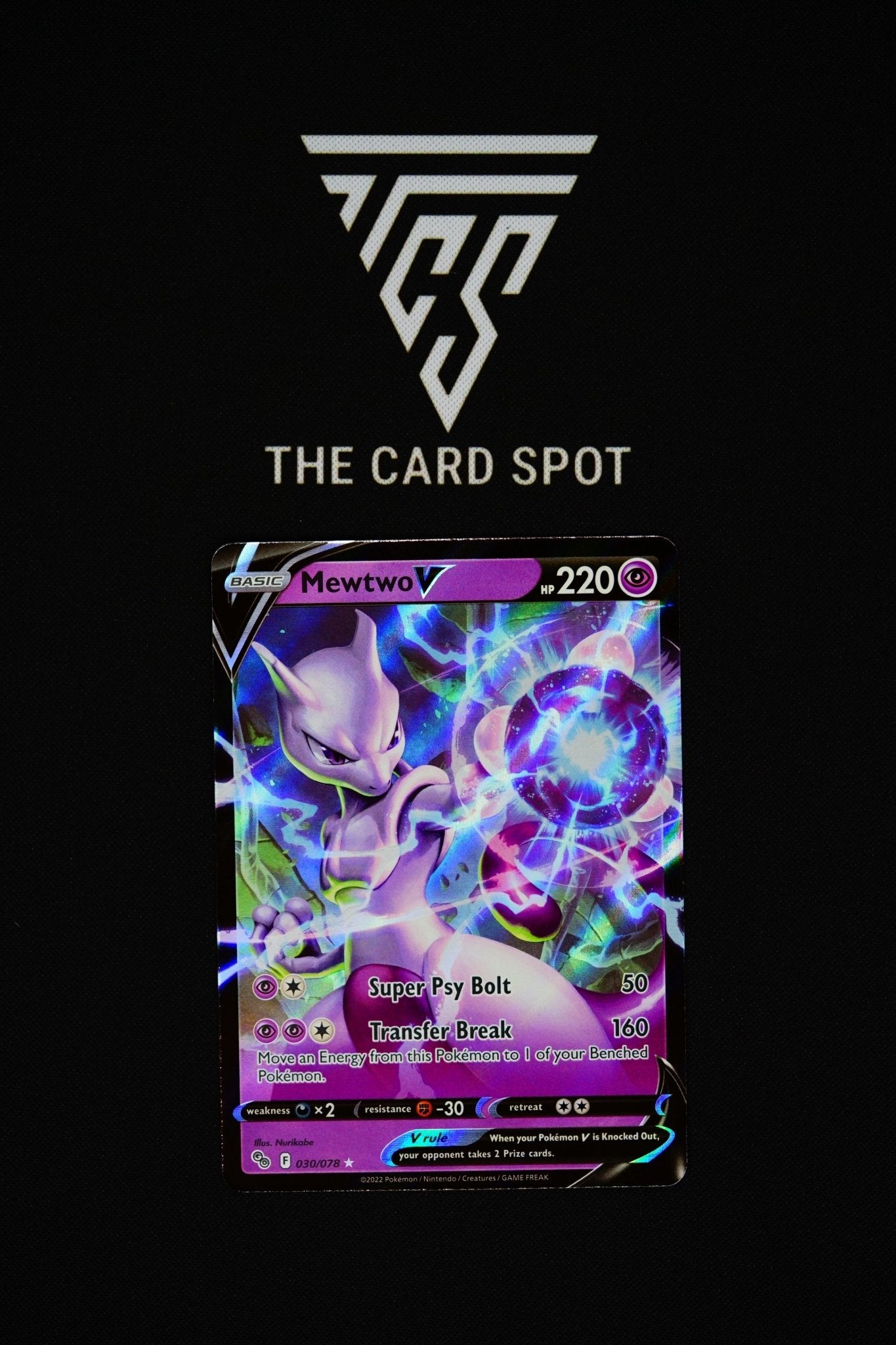 030/078 - Mewtwo V - Pokemon TCG - THE CARD SPOT PTY LTD.