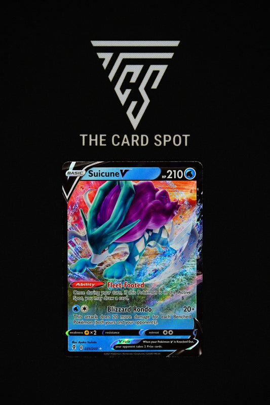 031/203 - Suicune V - Pokemon TCG - THE CARD SPOT PTY LTD.