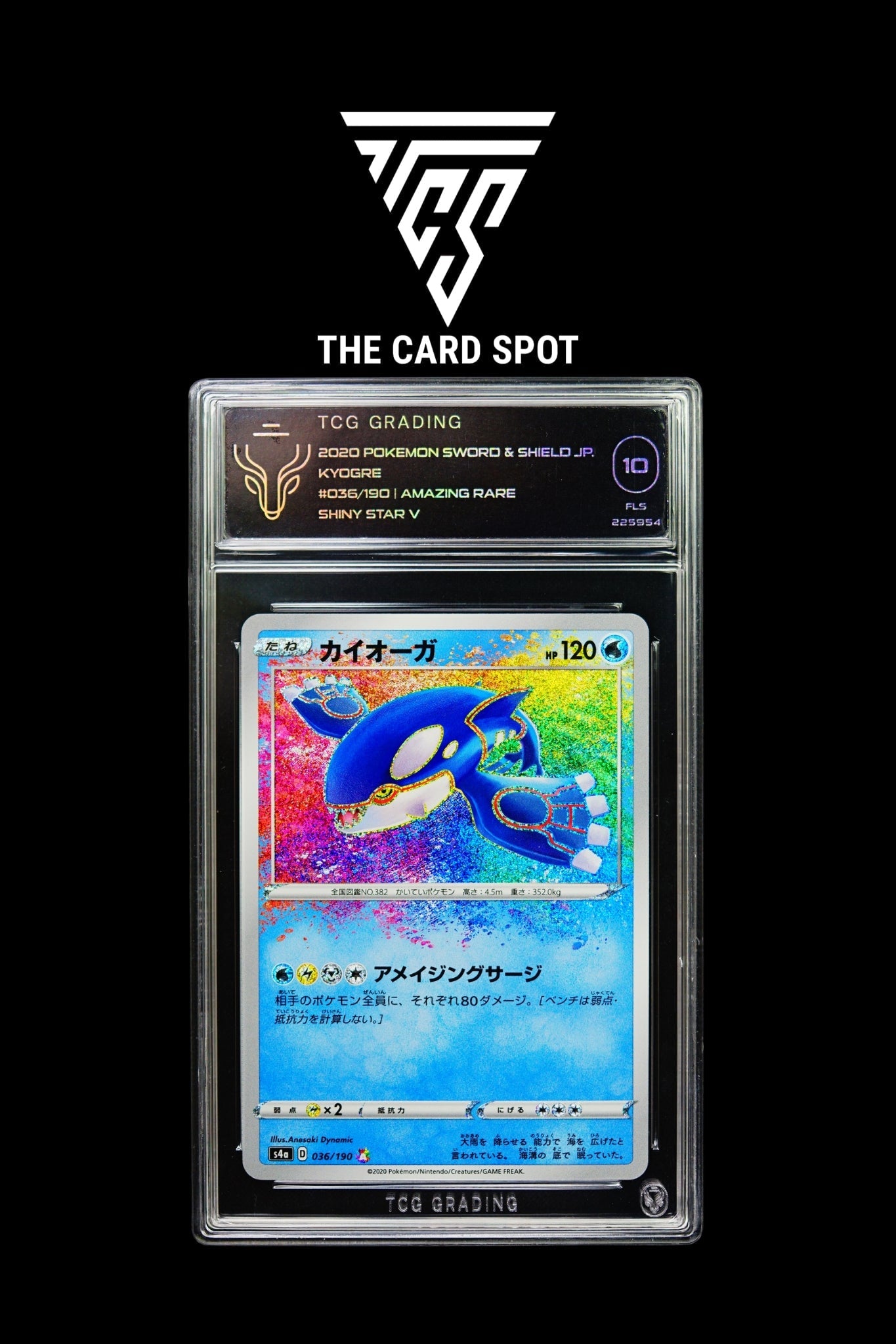 036/190 Kyogre TCG 10 - Pokemon TCG - THE CARD SPOT PTY LTD.