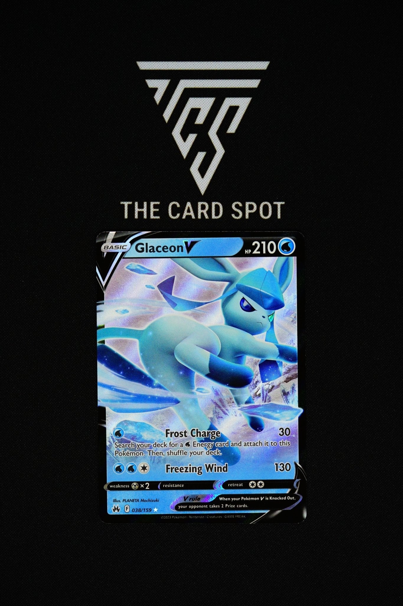 038/159 - Glaceon V - Pokemon TCG - THE CARD SPOT PTY LTD.