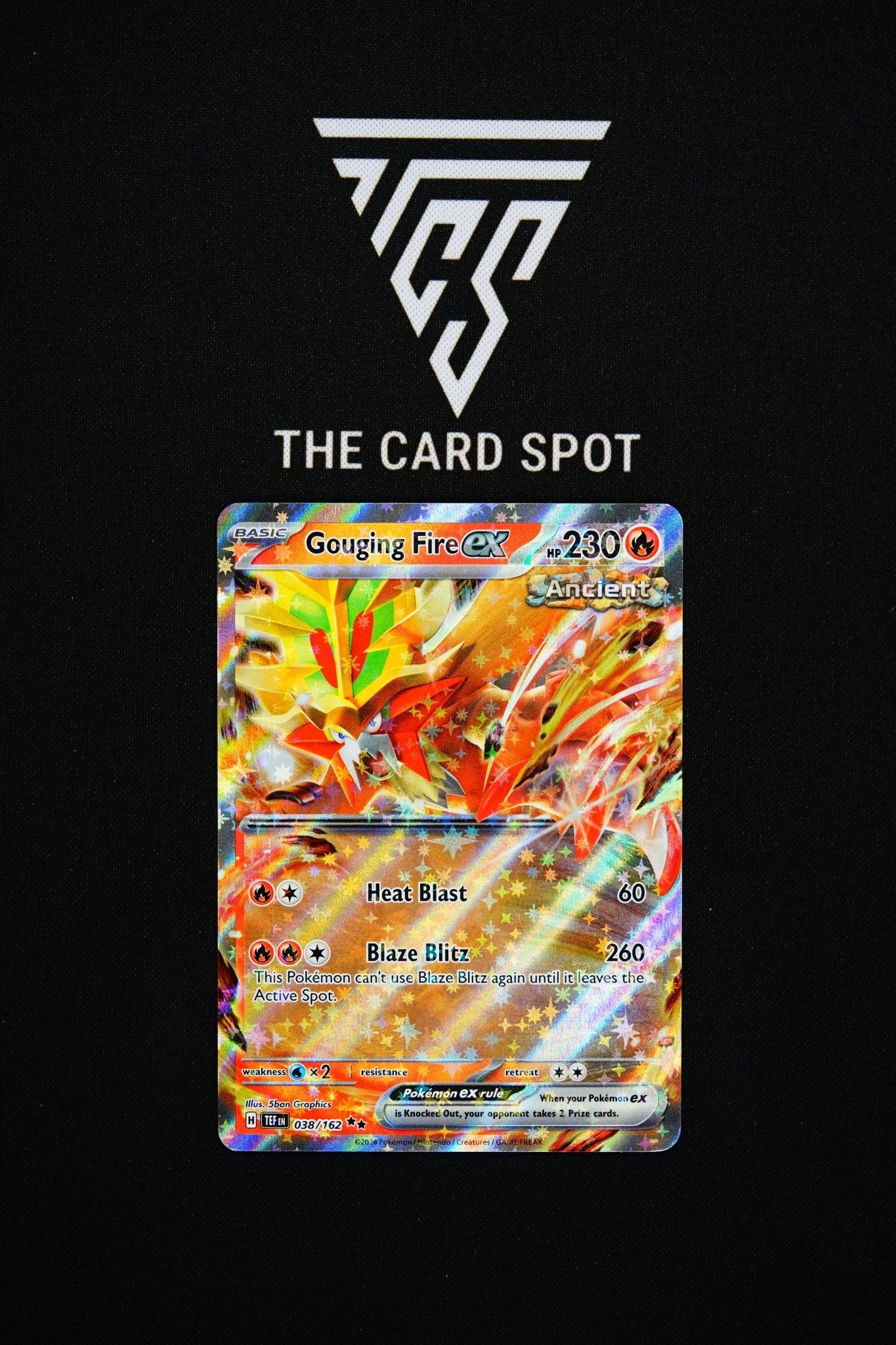 038/162 Gouging Fire Ex - Pokemon TCG - THE CARD SPOT PTY LTD.