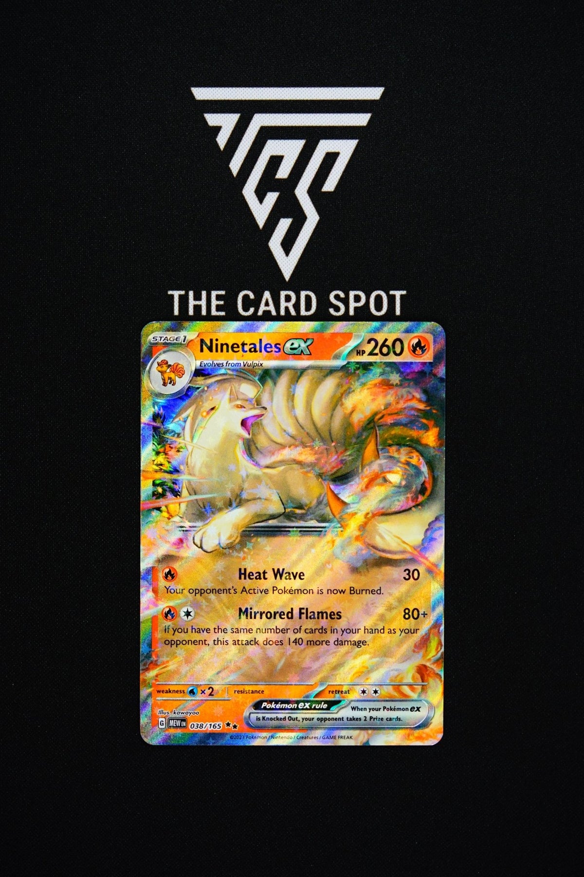 038/165 Ninetales Ex - Pokemon TCG - THE CARD SPOT PTY LTD.