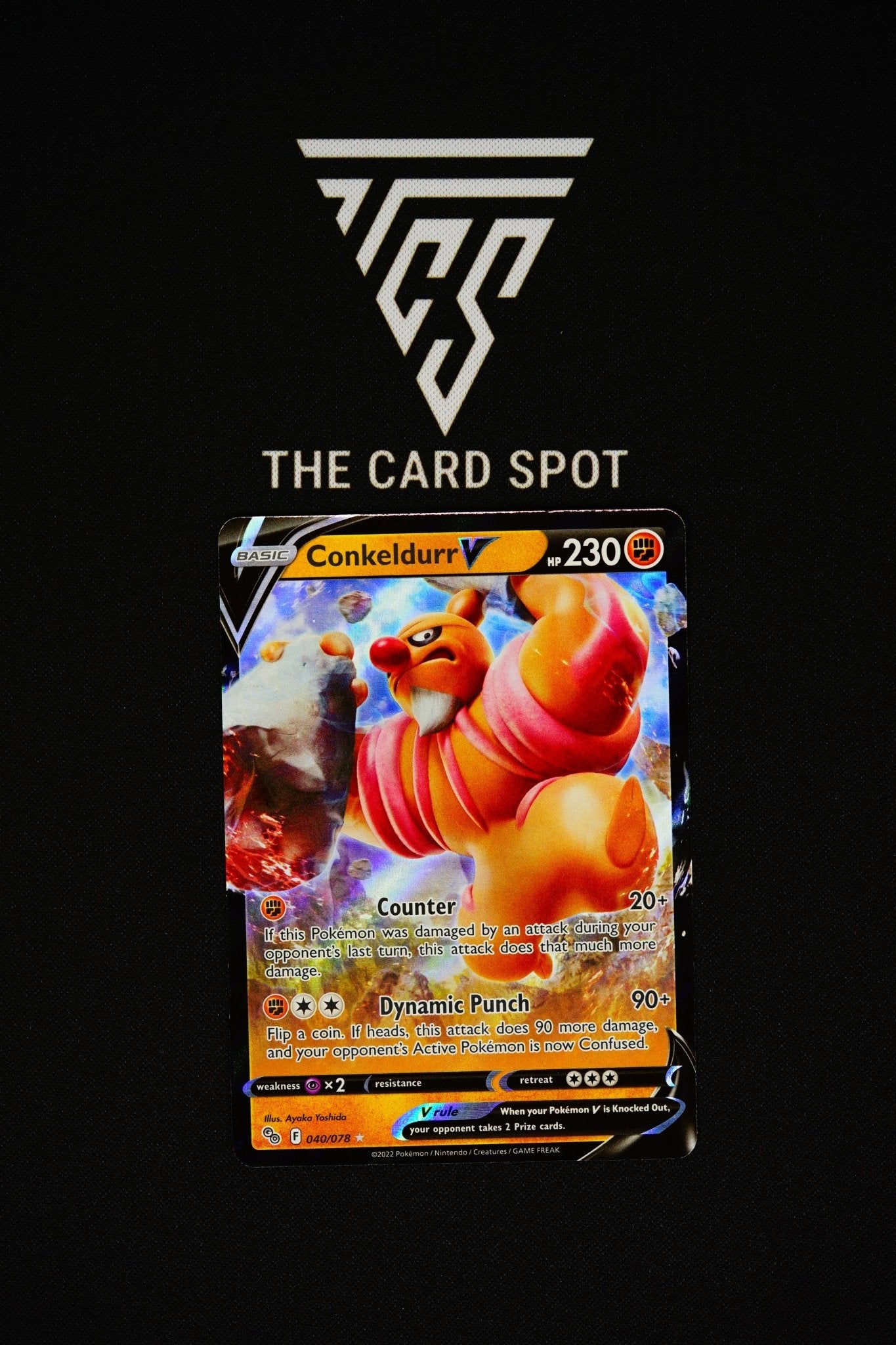 040/078 - Conkledurr V - Pokemon TCG - THE CARD SPOT PTY LTD.