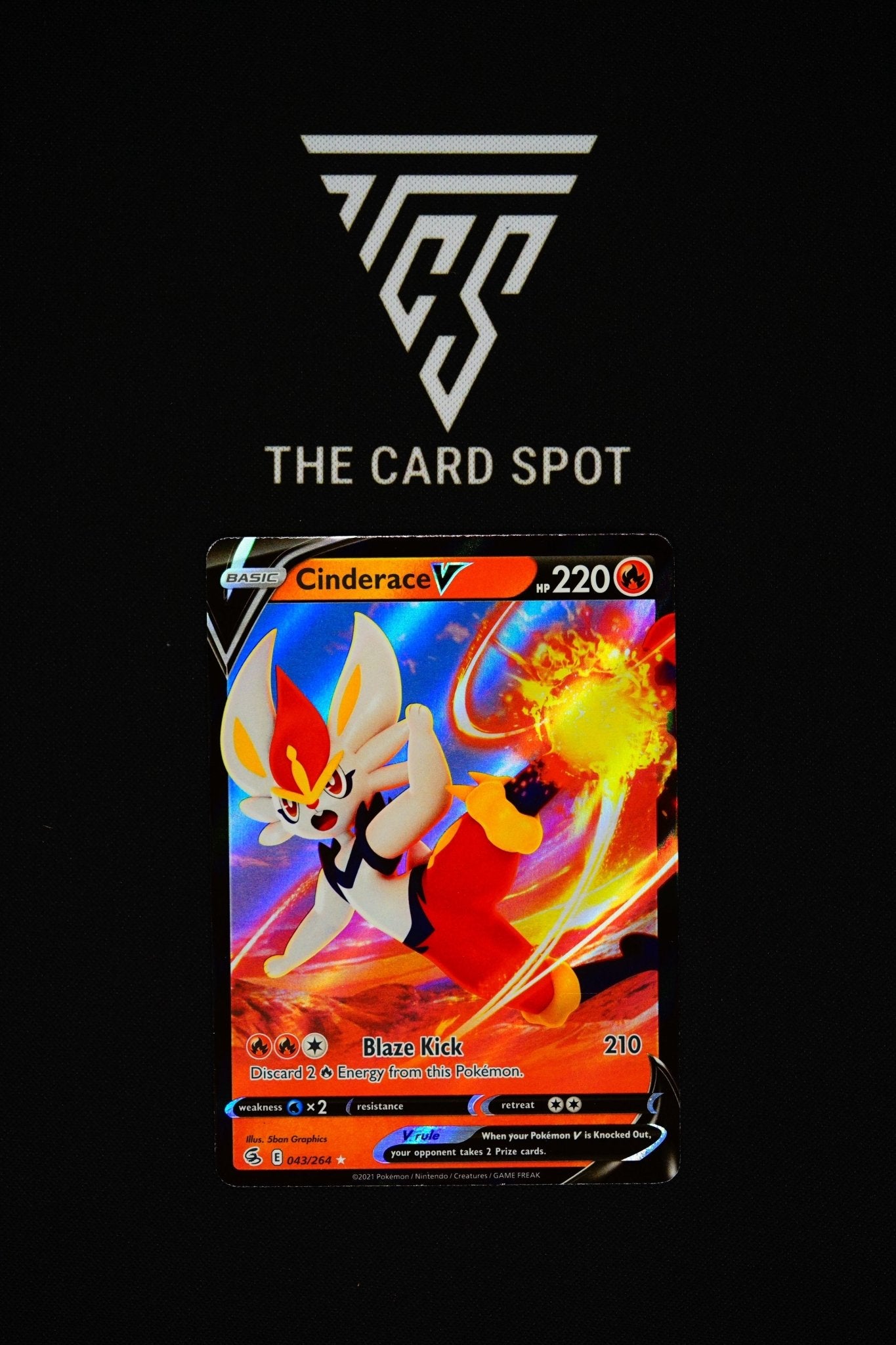 043/264 - Cinderace V - Pokemon TCG - THE CARD SPOT PTY LTD.