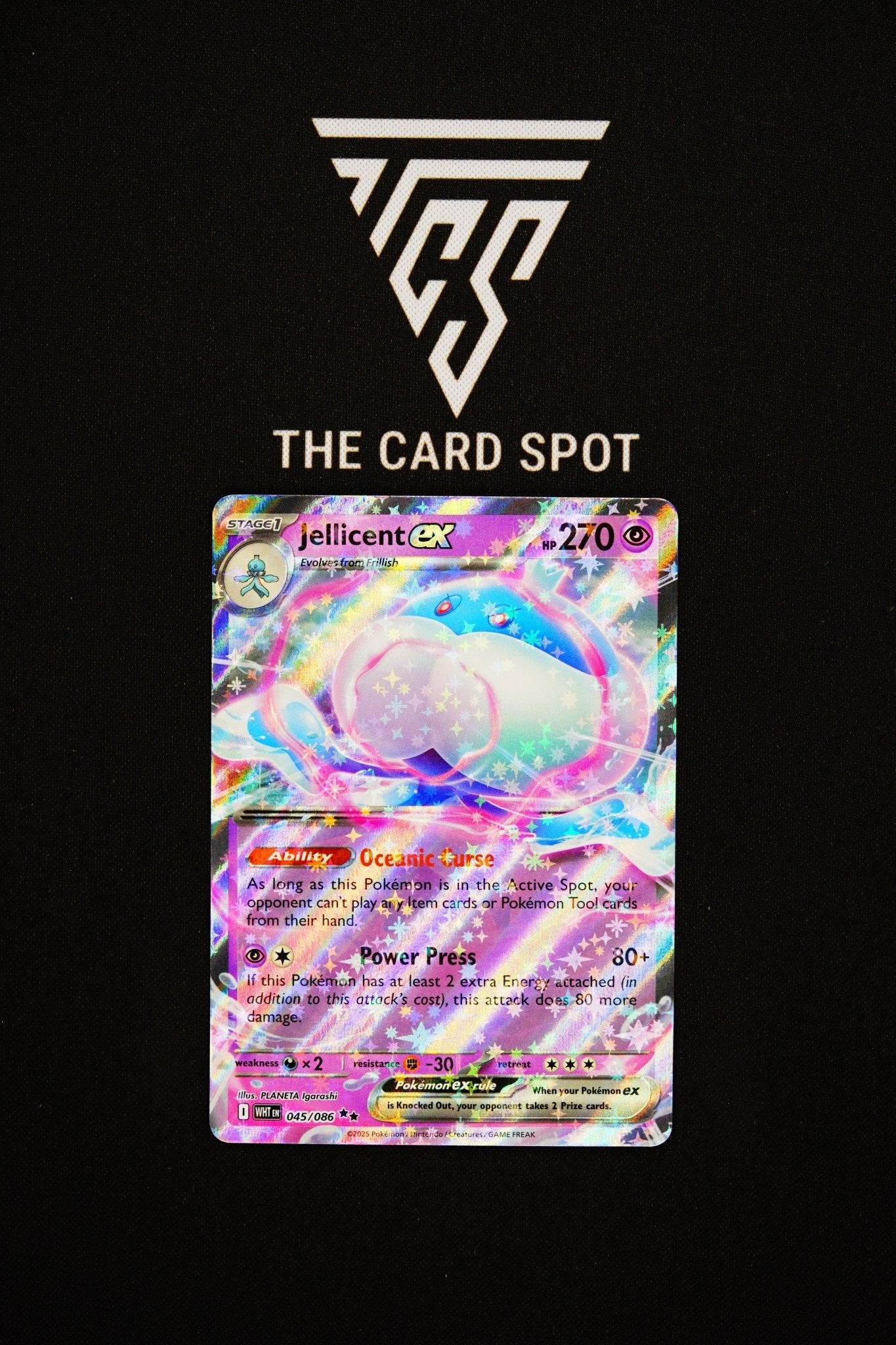 045/086 Jellicent Ex - Pokemon TCG - THE CARD SPOT PTY LTD.