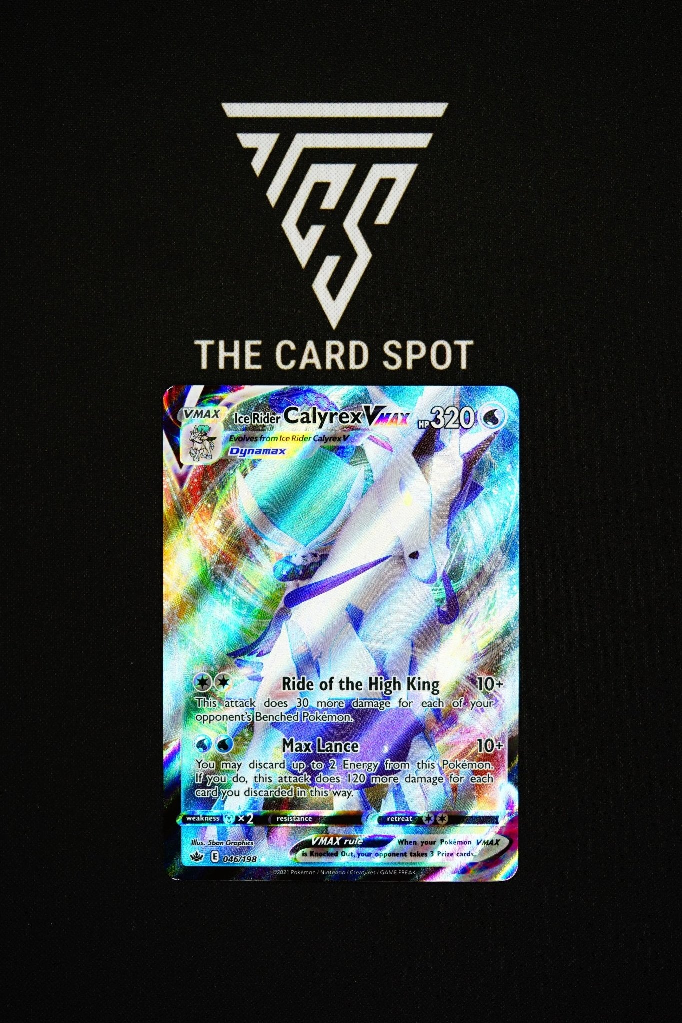 046/198 Ice Rider Calyrex Vmax - Pokemon TCG - THE CARD SPOT PTY LTD.