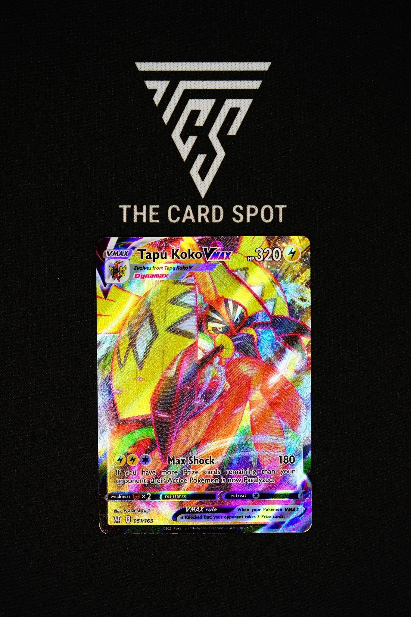 051/163 Tapu Koko VMAX - Pokemon TCG - THE CARD SPOT PTY LTD.