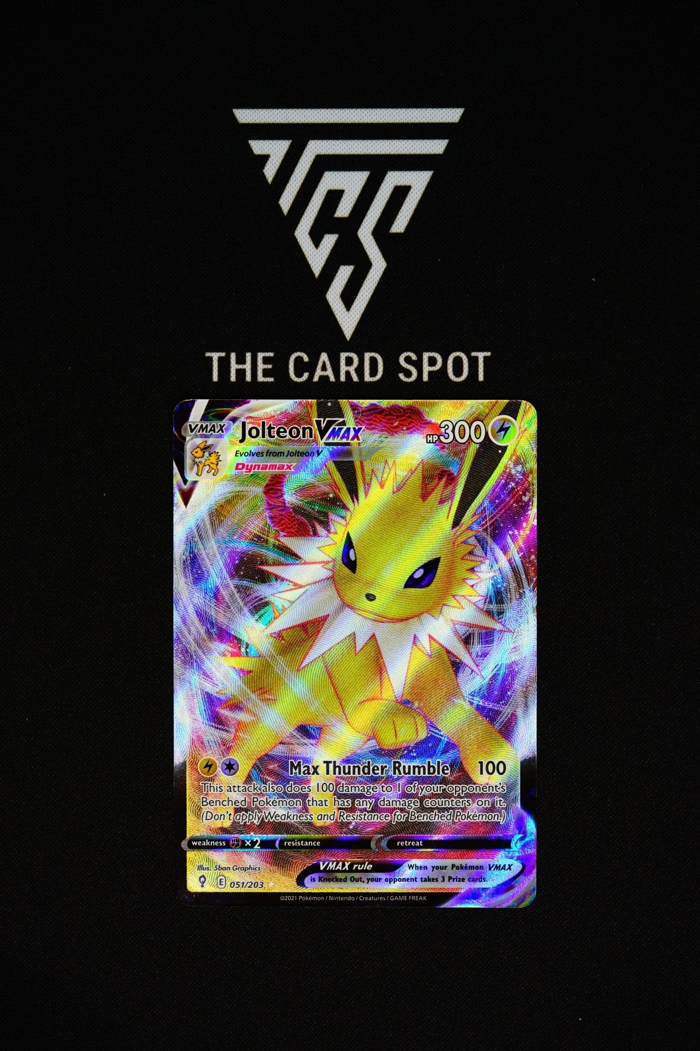 051/203 - Jolteon VMAX - Pokemon TCG - THE CARD SPOT PTY LTD.