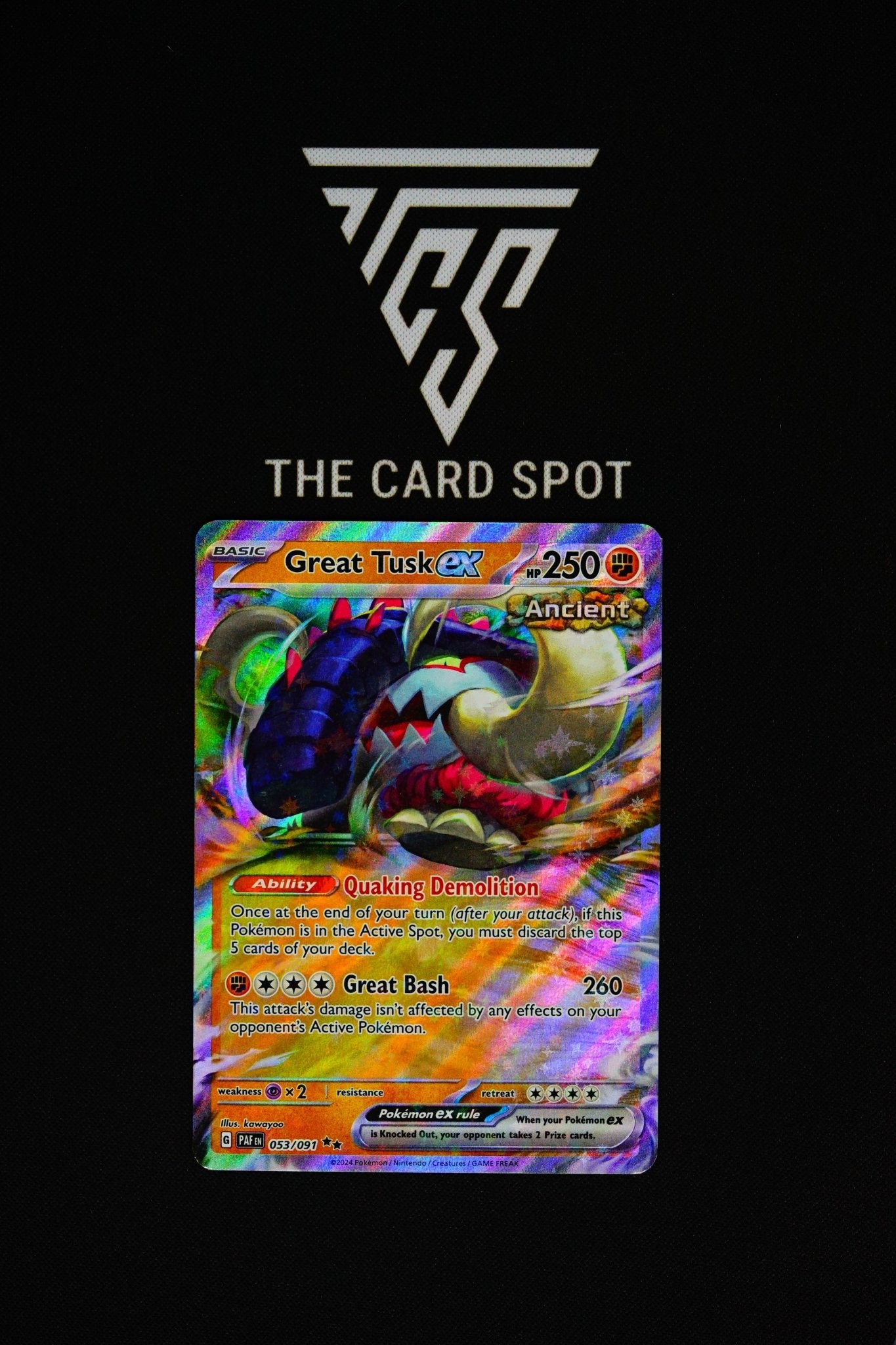 053/091 - Great Tusk ex - Pokemon TCG - THE CARD SPOT PTY LTD.