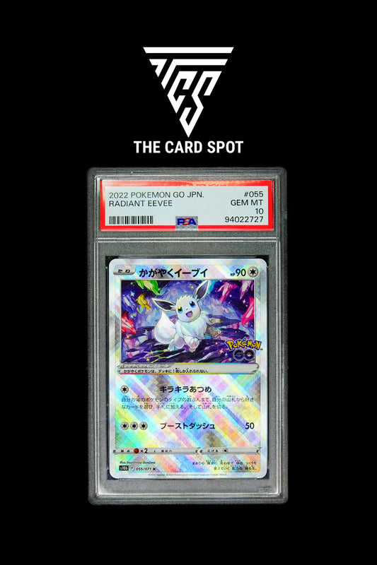 055/071 Radiant Eevee PSA 10 - Pokemon TCG - THE CARD SPOT PTY LTD.