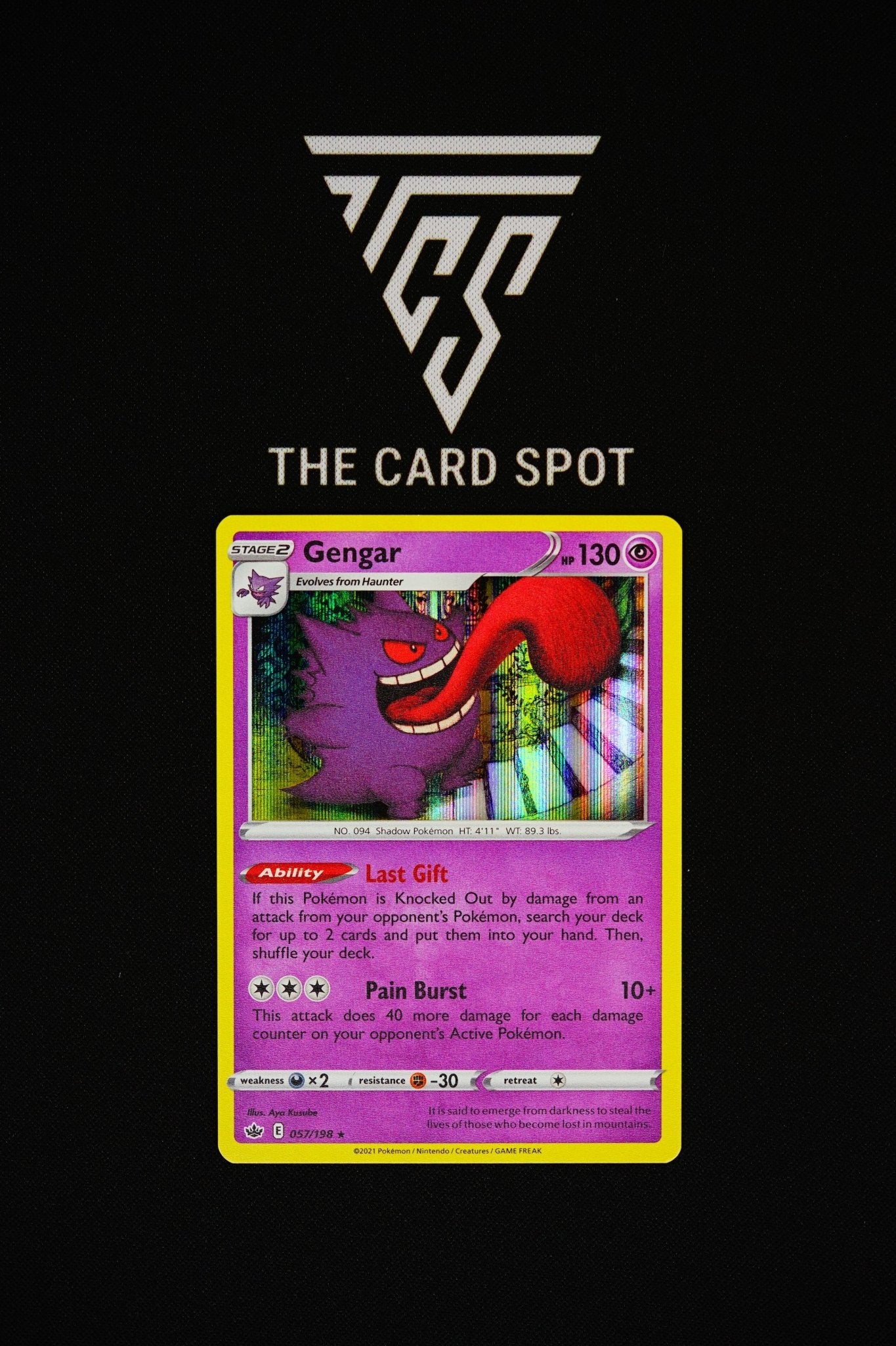 057/198 - Gengar - Pokemon TCG - THE CARD SPOT PTY LTD.