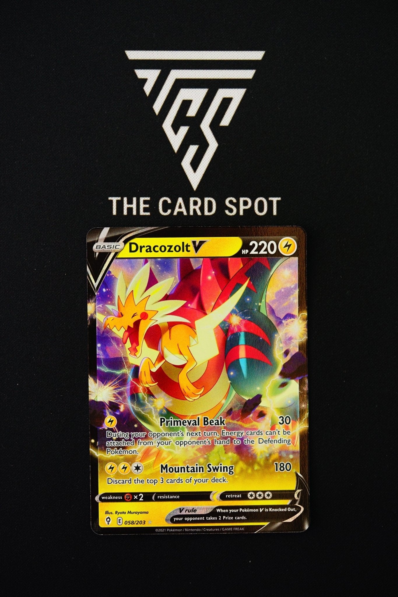 058/203 Dracozolt V - Pokemon TCG - THE CARD SPOT PTY LTD.