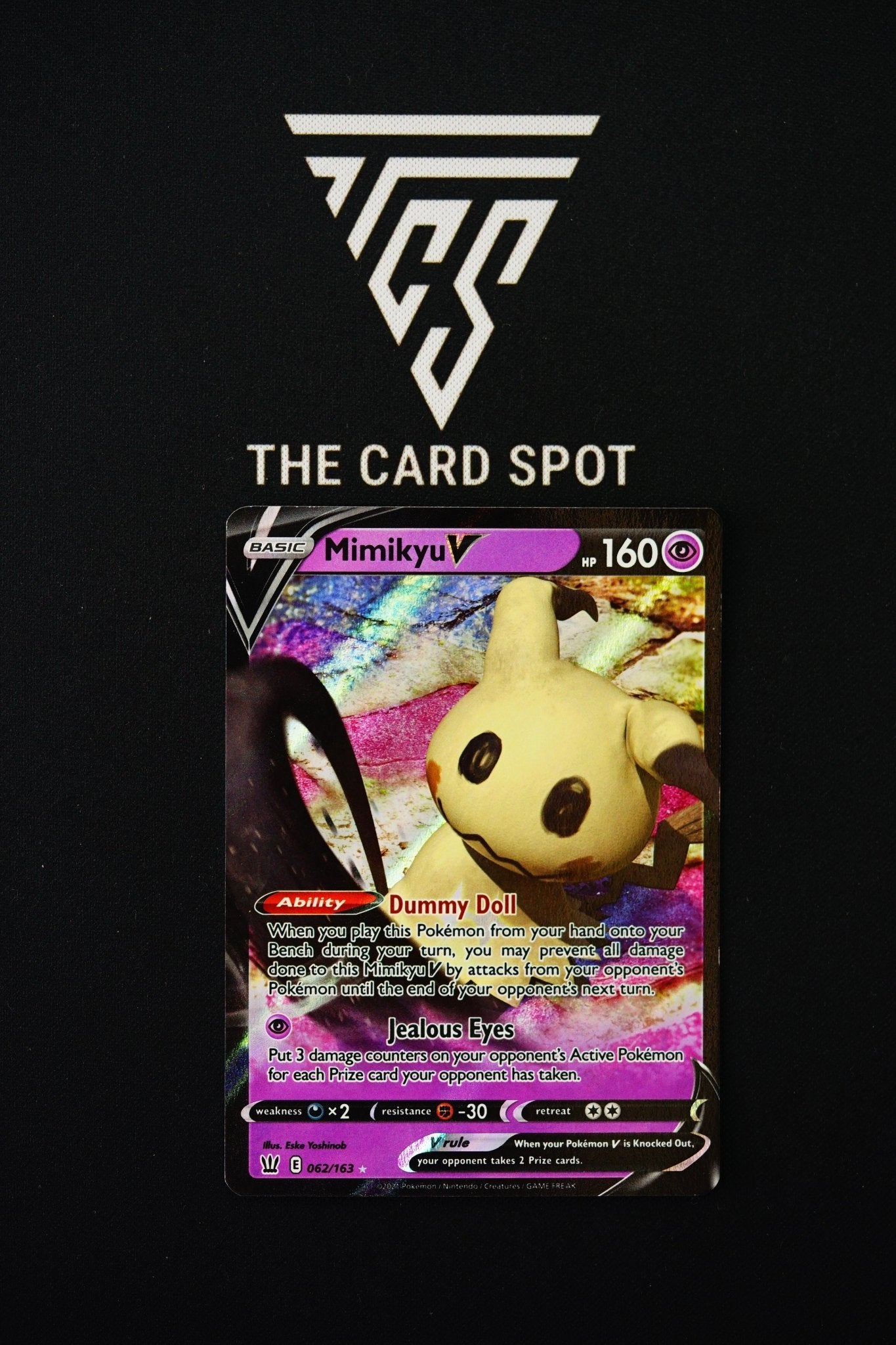 062/163 Mimikyu V - Pokemon TCG - THE CARD SPOT PTY LTD.