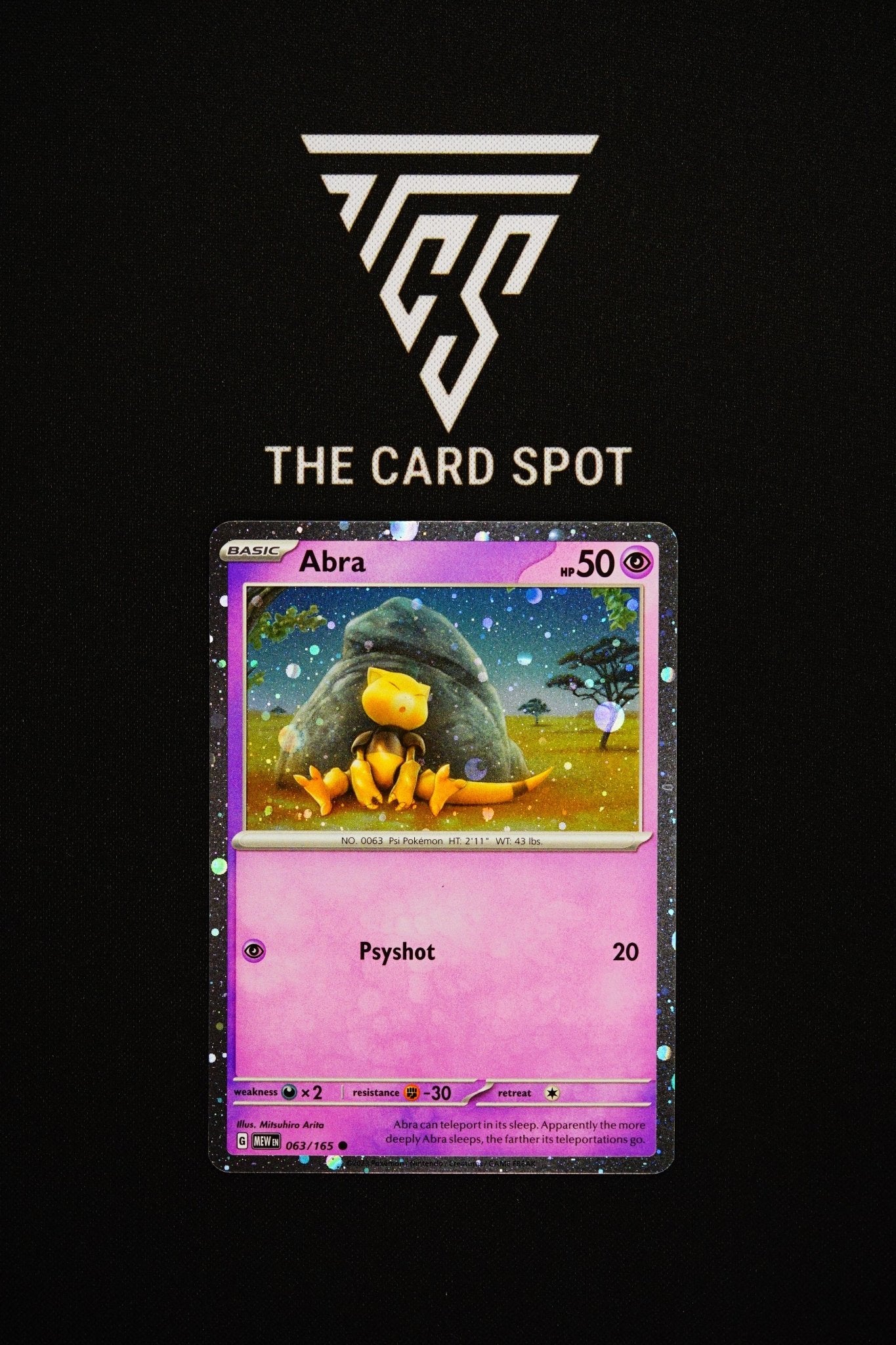 063/165 - Abra - Pokemon TCG - THE CARD SPOT PTY LTD.