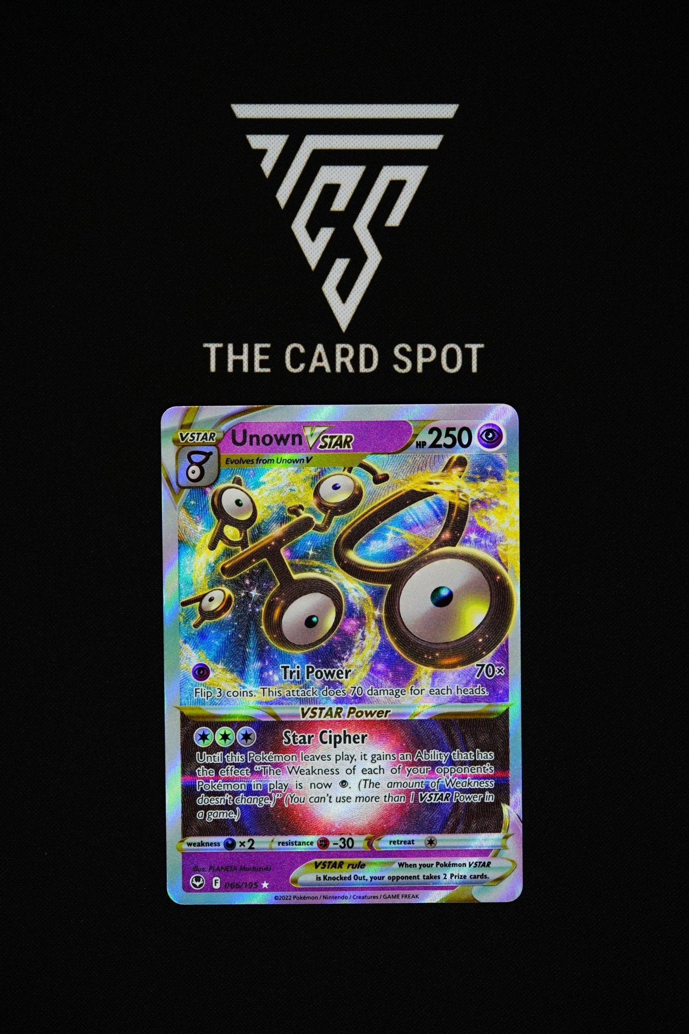 066/195 - Unown VSTAR - Pokemon TCG - THE CARD SPOT PTY LTD.