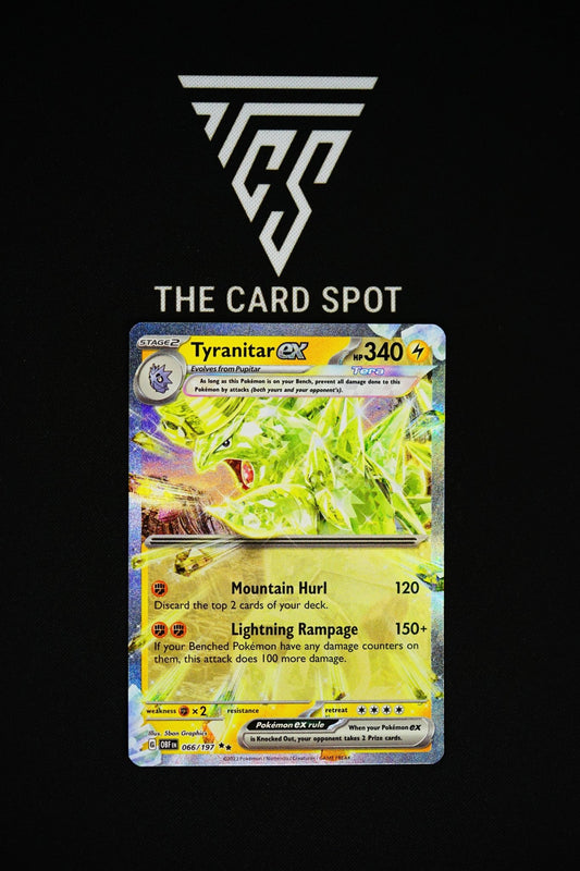 066/197 Tyranitar ex - Pokemon - THE CARD SPOT PTY LTD.