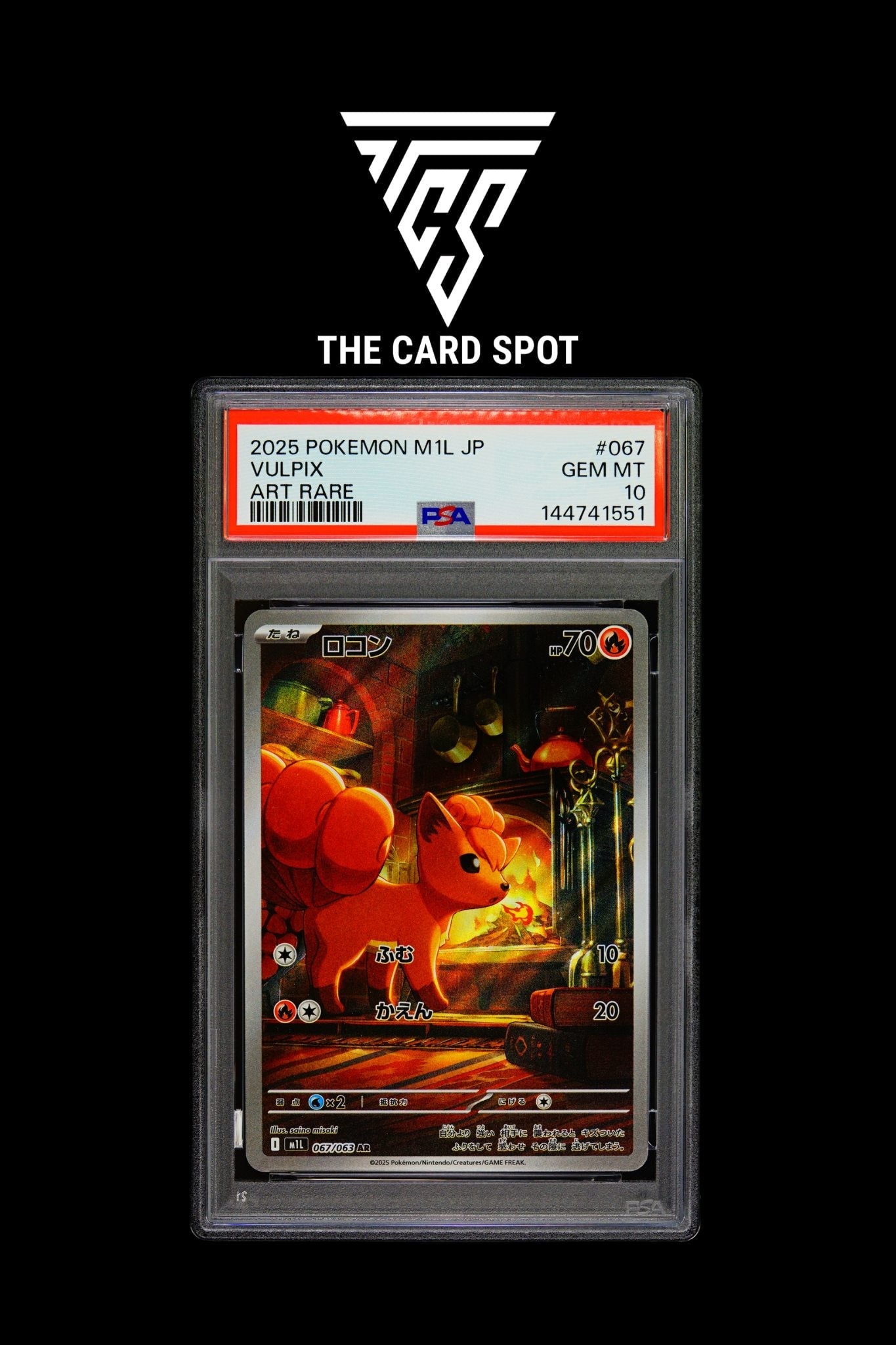 067/063 Vulpix PSA 10 - Pokemon TCG - THE CARD SPOT PTY LTD.