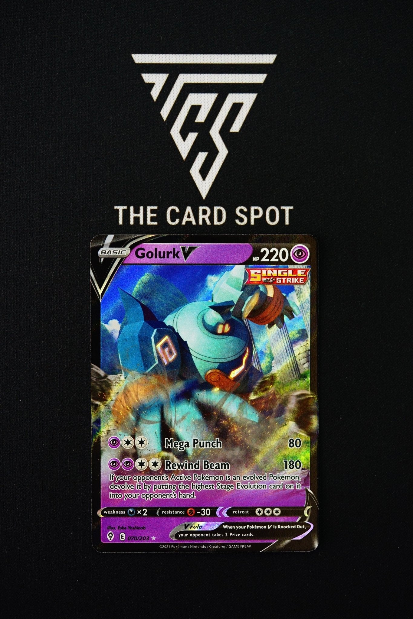 070/203 Golurk V - Pokemon TCG - THE CARD SPOT PTY LTD.Pokemon Raw CardsPokémon