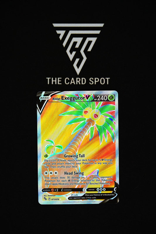 071/078 - Alolan Exeggutor V - Pokemon TCG - THE CARD SPOT PTY LTD.