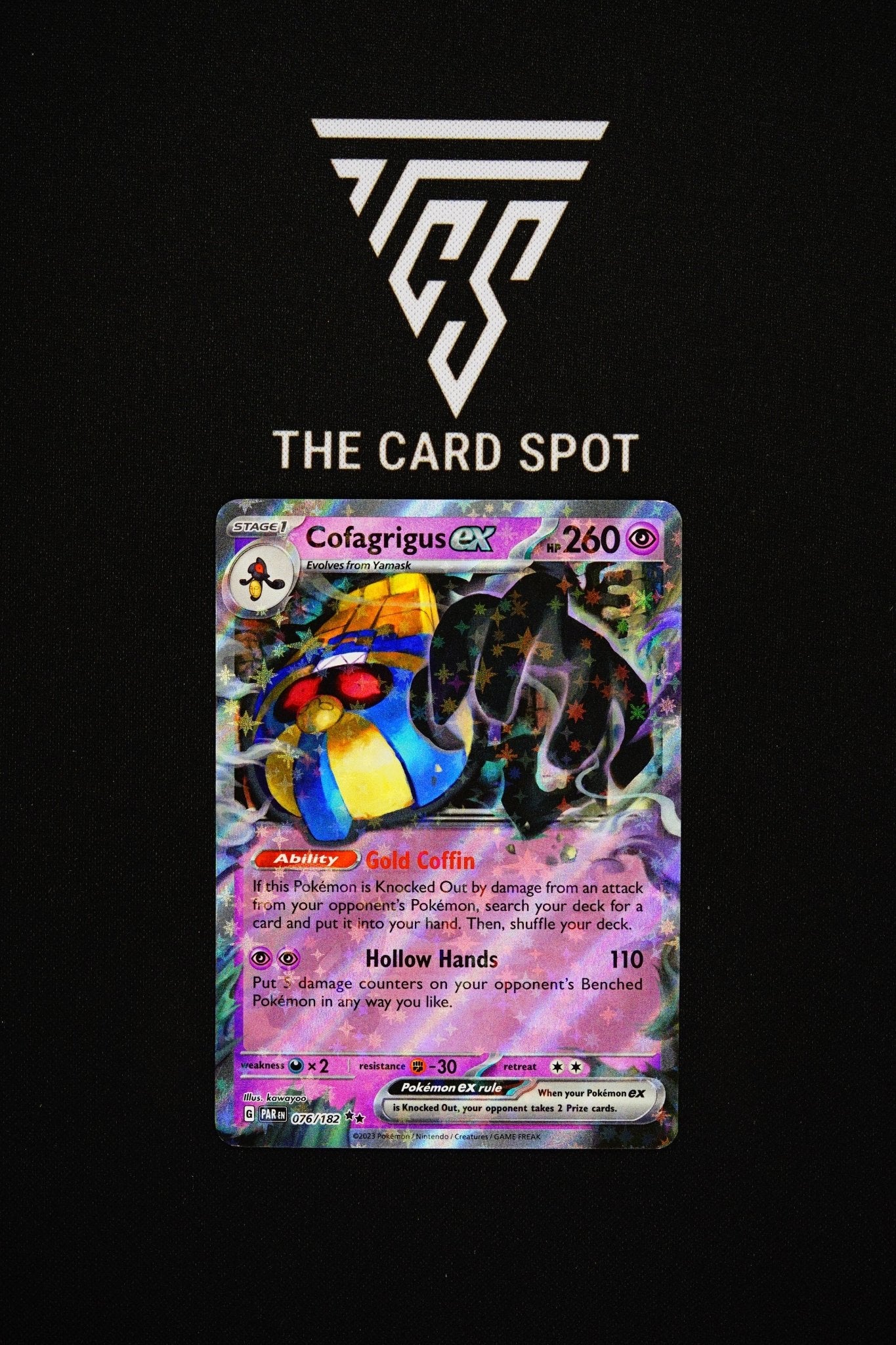 076/182 Cofagrigus Ex - Pokemon TCG - THE CARD SPOT PTY LTD.