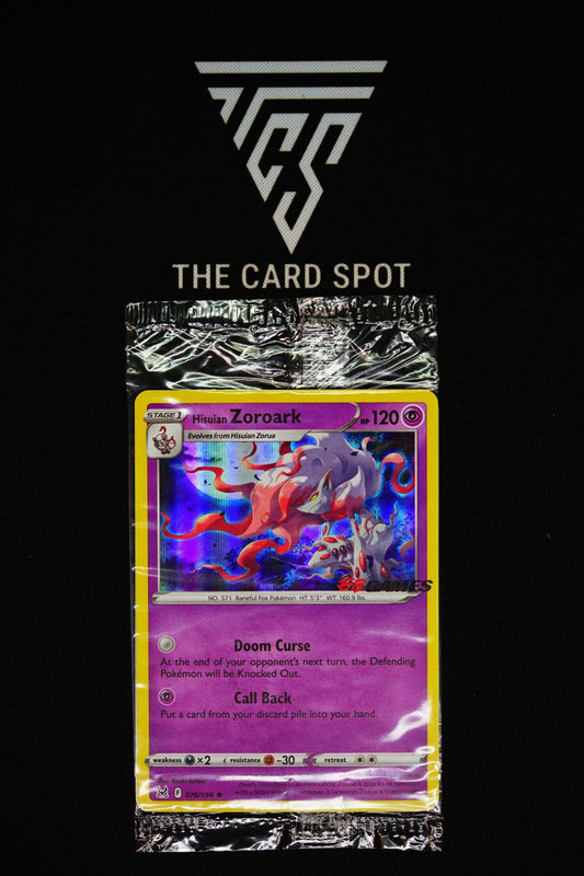 076/196 - Hisuian Zoroark (Sealed) - Pokemon TCG - THE CARD SPOT PTY LTD.