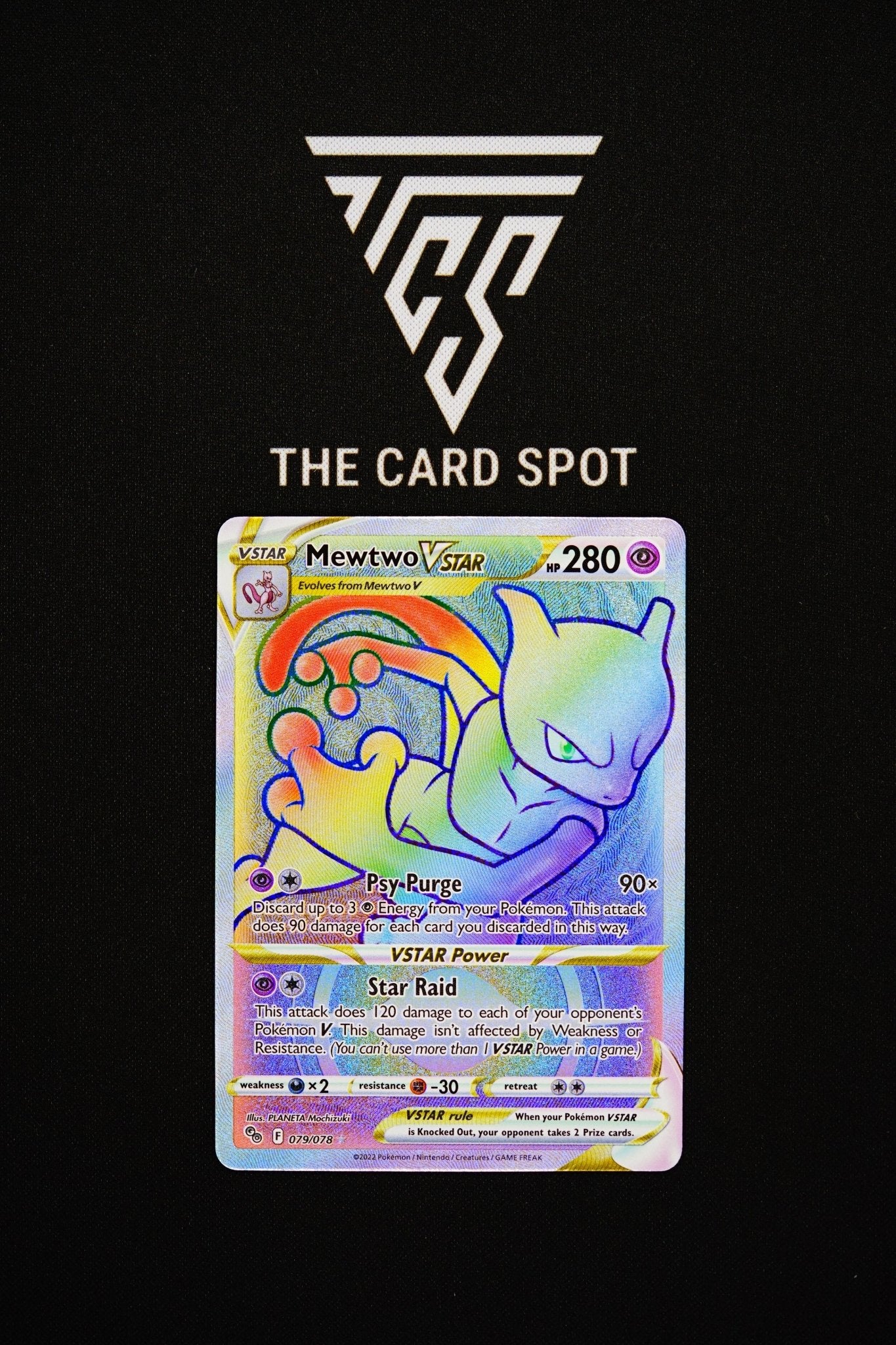 079/078 Mewtwo Vstar - Pokemon TCG - THE CARD SPOT PTY LTD.