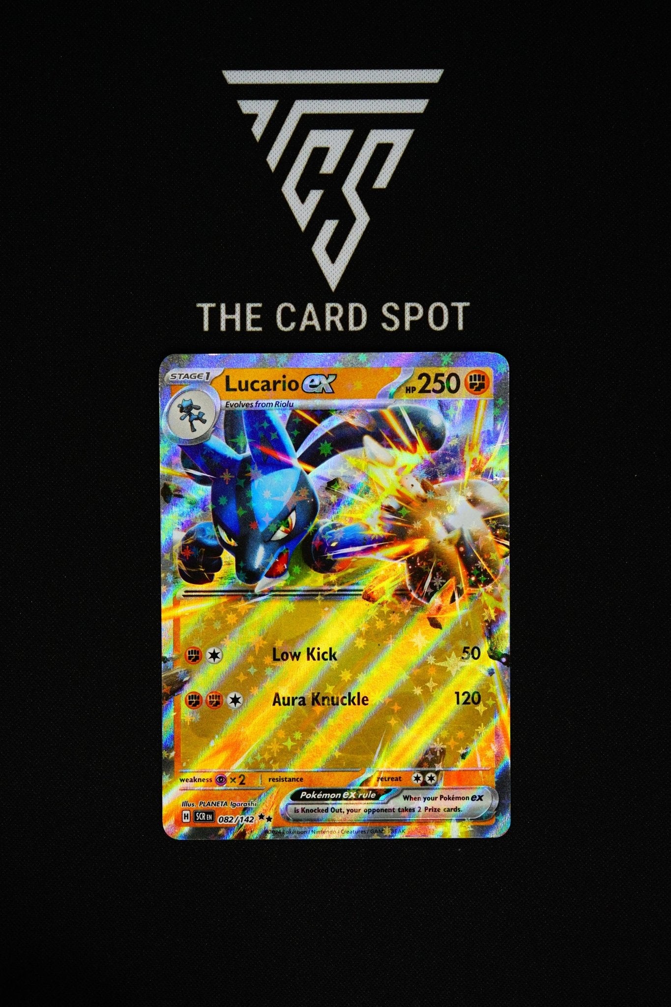 082/142 - Lucario ex - Pokemon TCG - THE CARD SPOT PTY LTD.