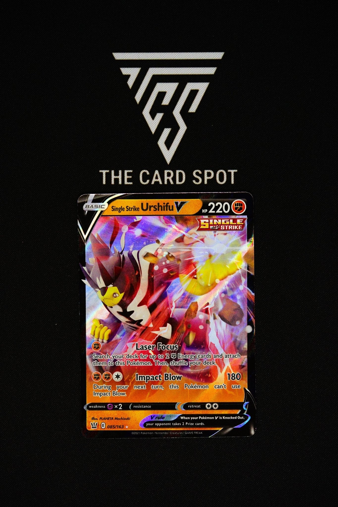 085/163 - Single Strike Urshifu V - Pokemon TCG - THE CARD SPOT PTY LTD.