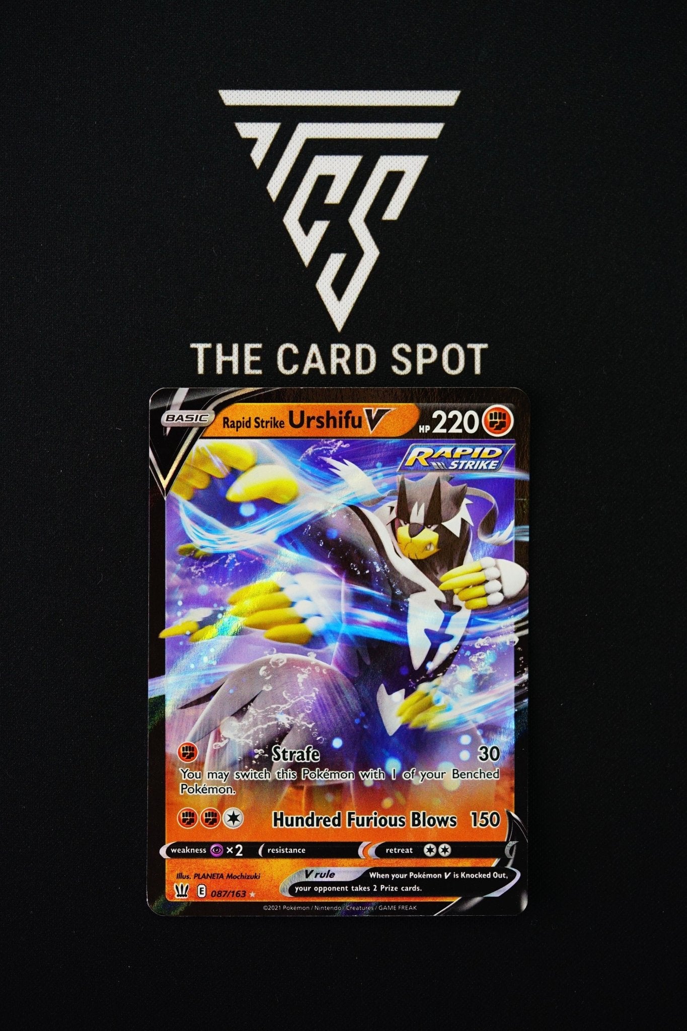 087/163 Rapid Strike Urshifu V - Pokemon TCG - THE CARD SPOT PTY LTD.