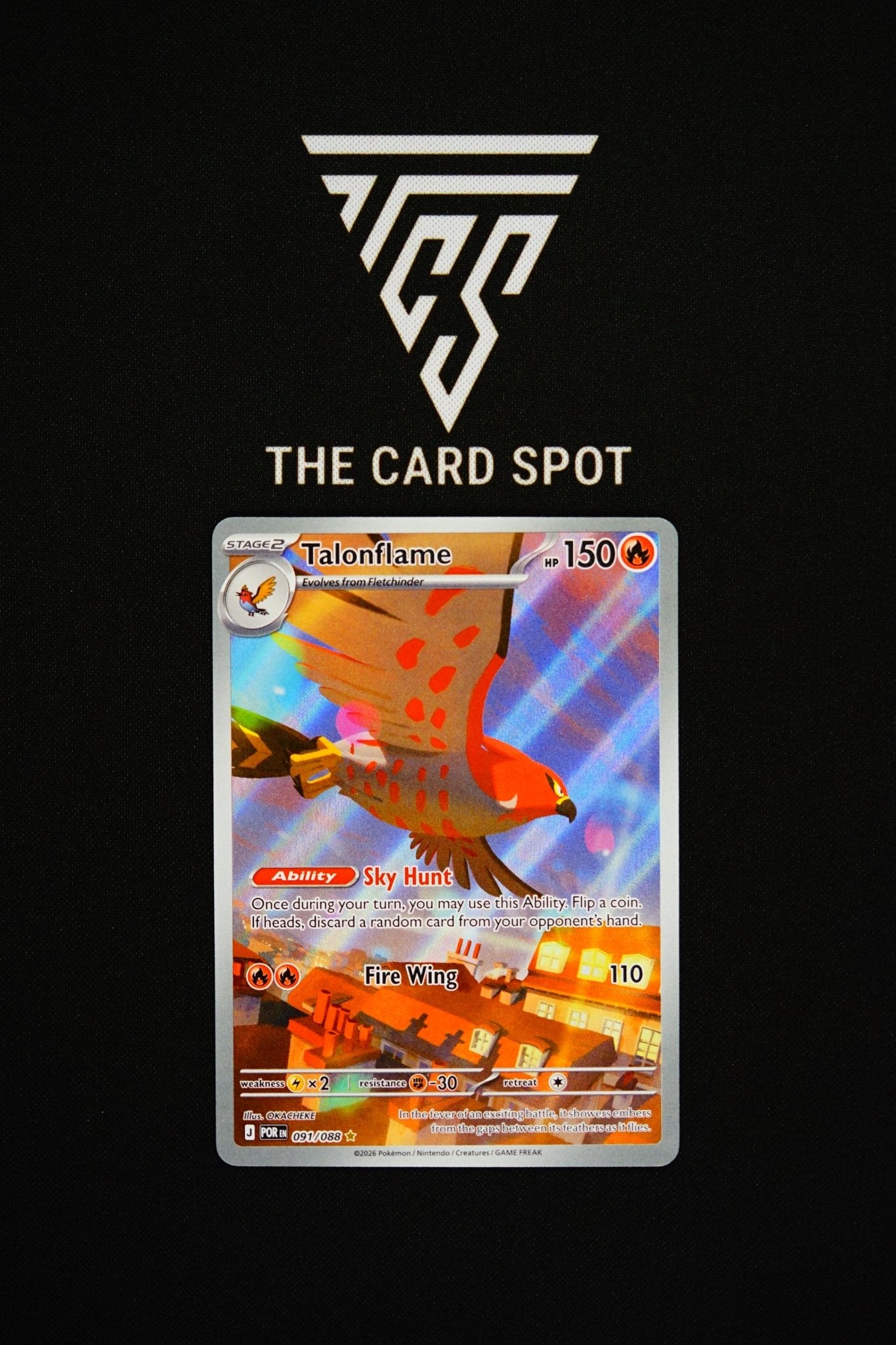091/088 Talonflame - Pokemon TCG - THE CARD SPOT PTY LTD.