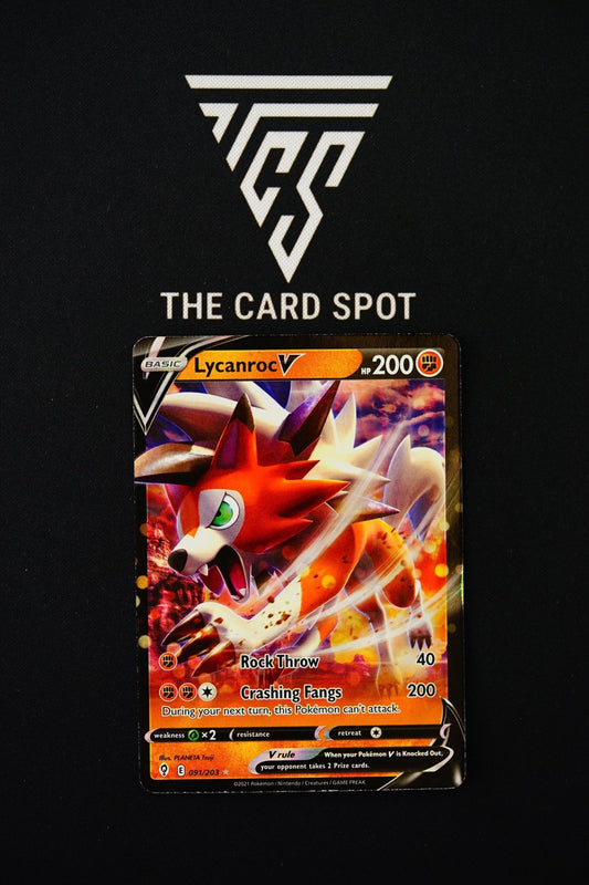 091/203 Lycanroc V - Pokemon TCG - THE CARD SPOT PTY LTD.Pokemon Raw CardsPokémon