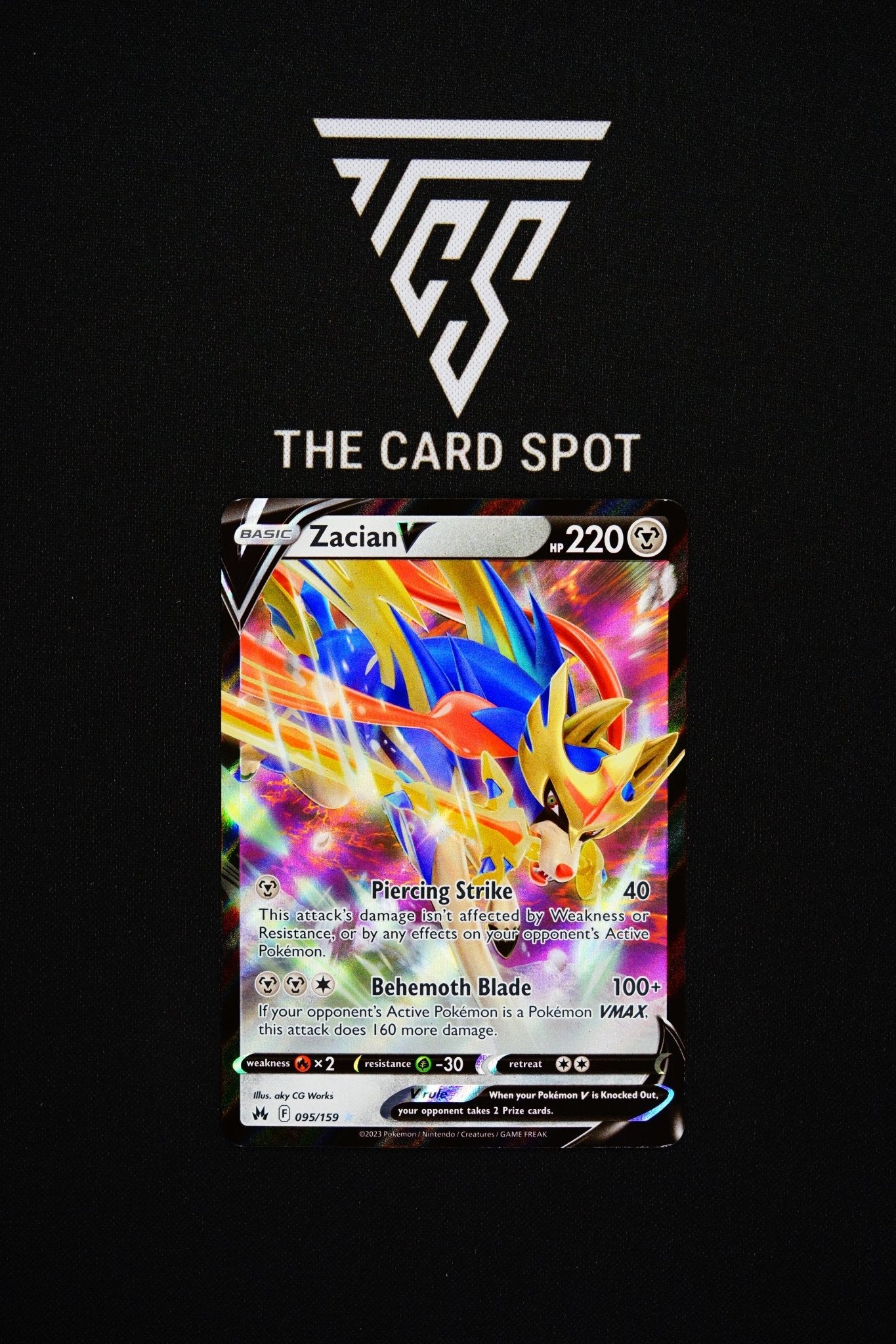 095/159 Zacian V - Pokemon TCG - THE CARD SPOT PTY LTD.