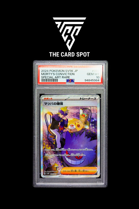 097/071 Morty's Conviction PSA 10 - Pokemon TCG - THE CARD SPOT PTY LTD.