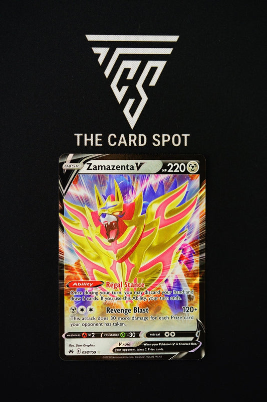 098/159 Zamazenta V - Pokemon TCG - THE CARD SPOT PTY LTD.Pokemon Raw CardsPokémon
