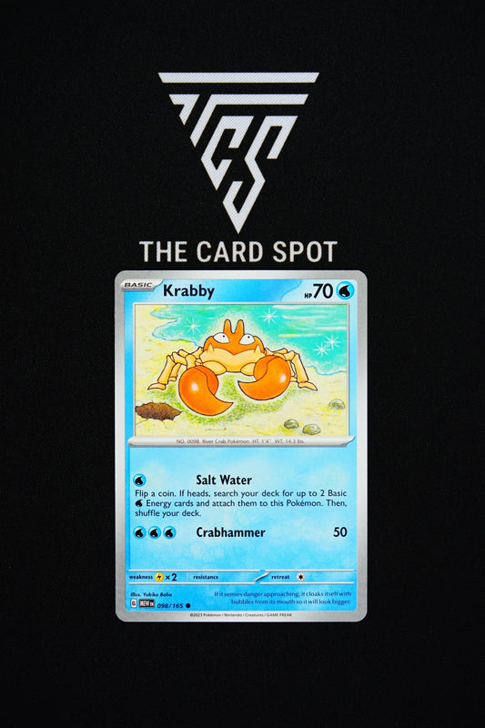098/165 Krabby - Pokemon TCG - THE CARD SPOT PTY LTD.