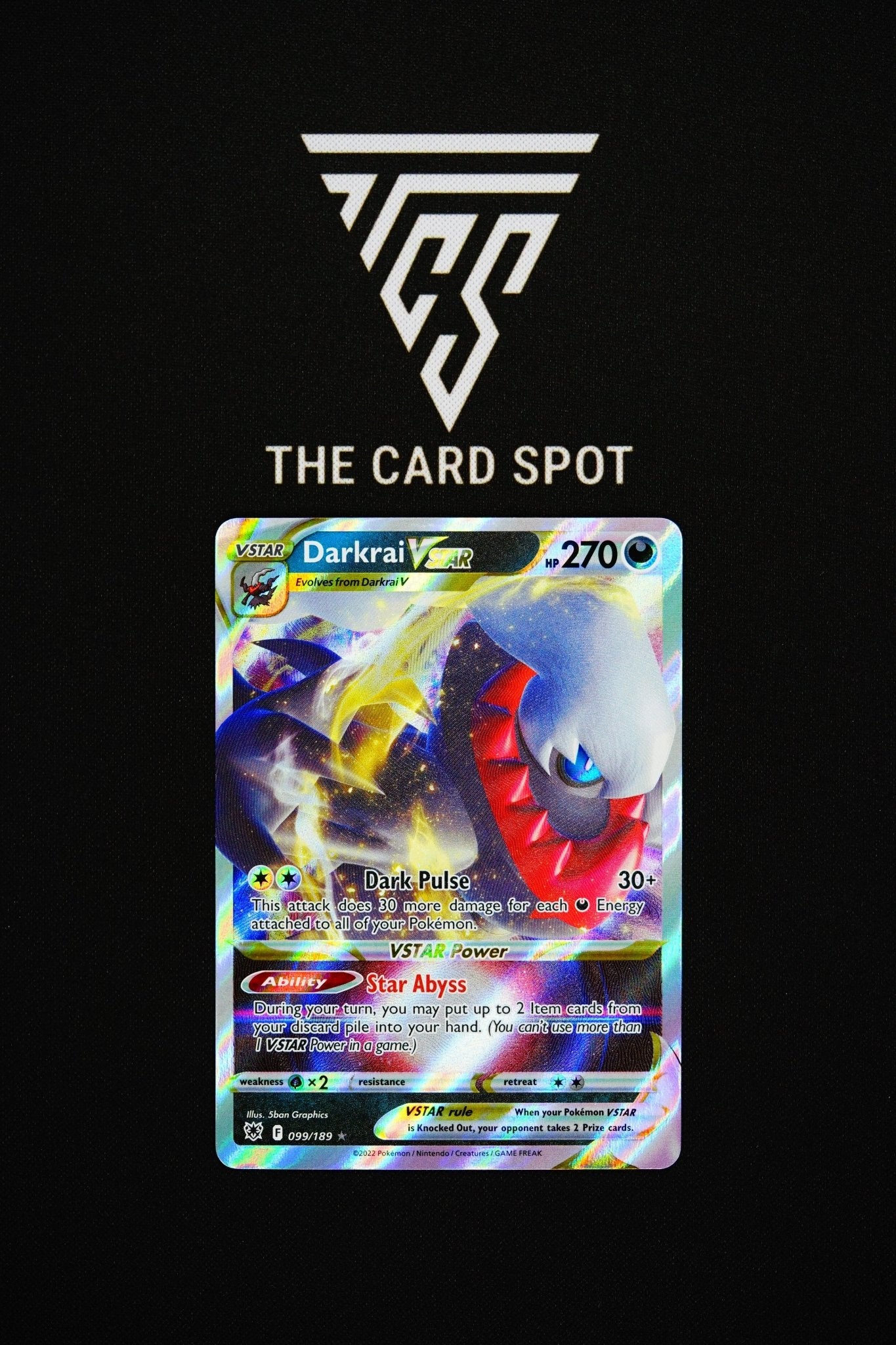 099/189 Darkrai Vstar - Pokemon TCG - THE CARD SPOT PTY LTD.