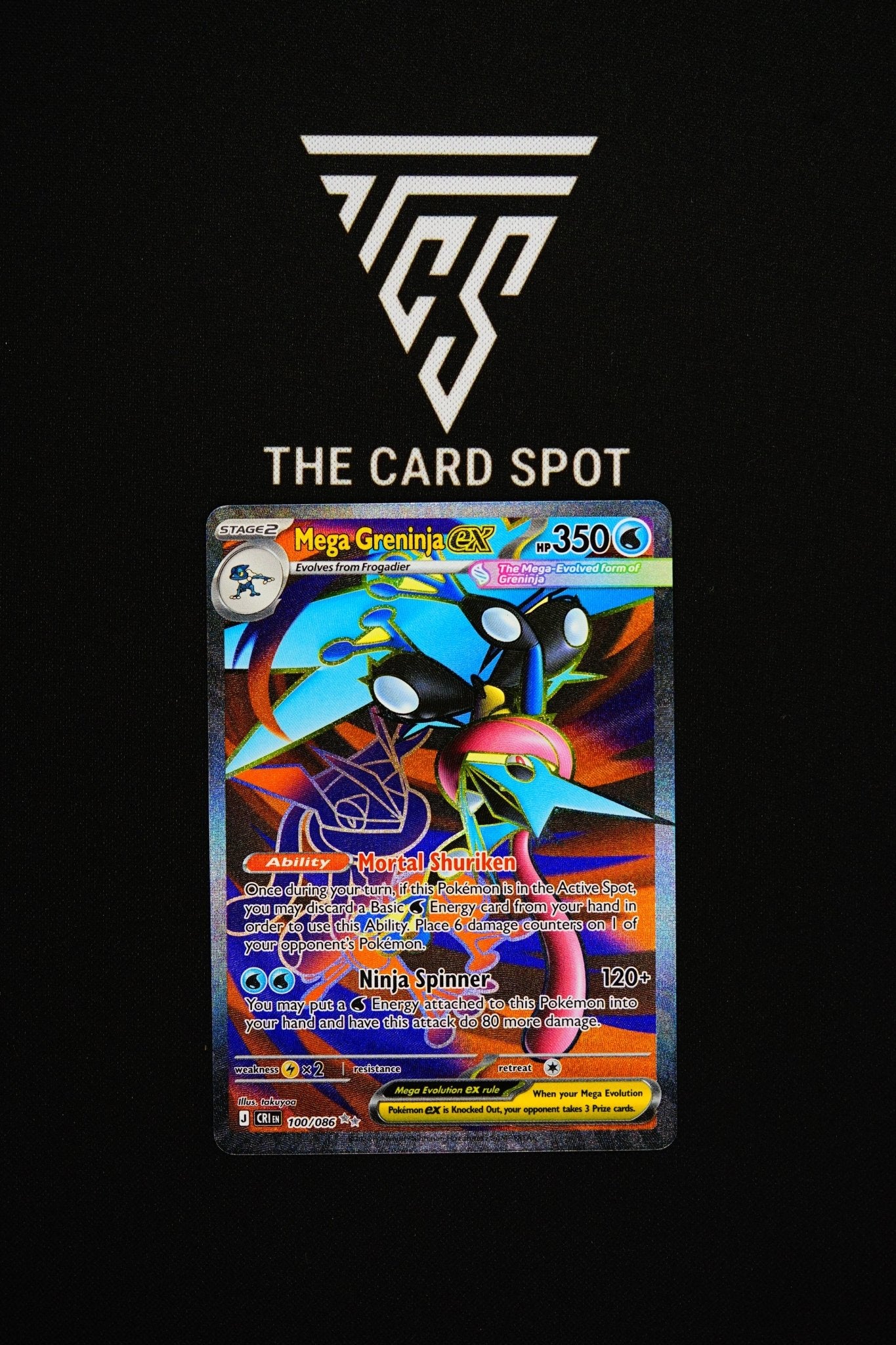 100/086 Mega Greninja Ex - Pokemon TCG - THE CARD SPOT PTY LTD.