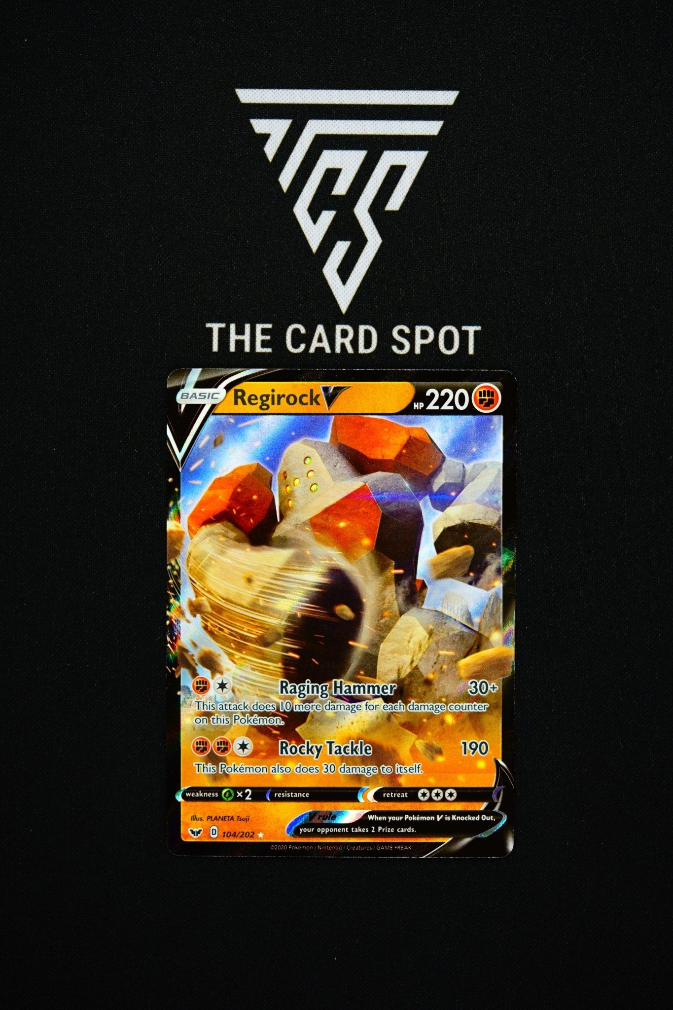 104/202 Regirock V - Pokemon TCG - THE CARD SPOT PTY LTD.