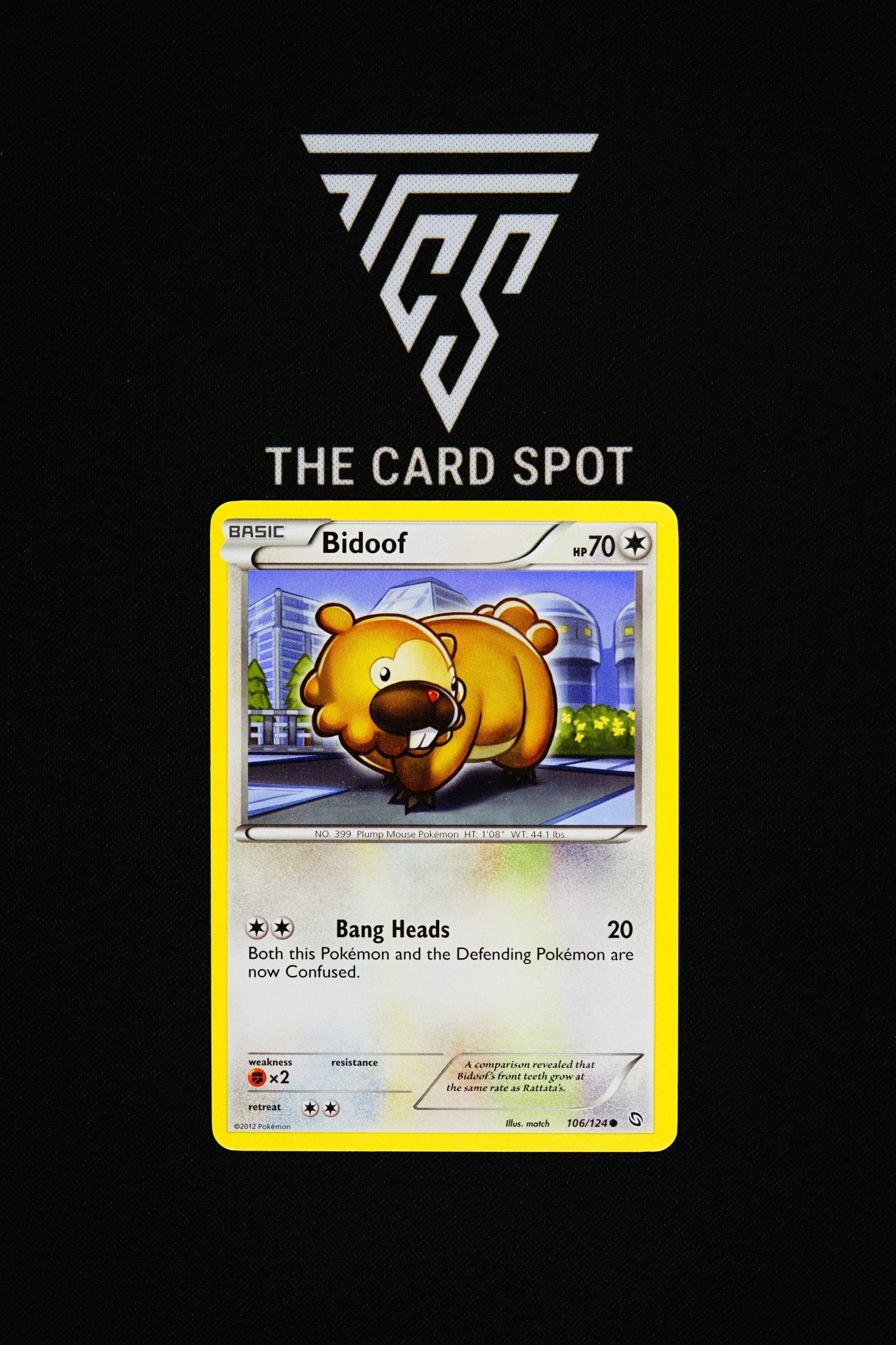106/124 Bidoof - Pokemon TCG - THE CARD SPOT PTY LTD.