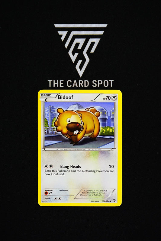 106/124 Bidoof - Pokemon TCG - THE CARD SPOT PTY LTD.