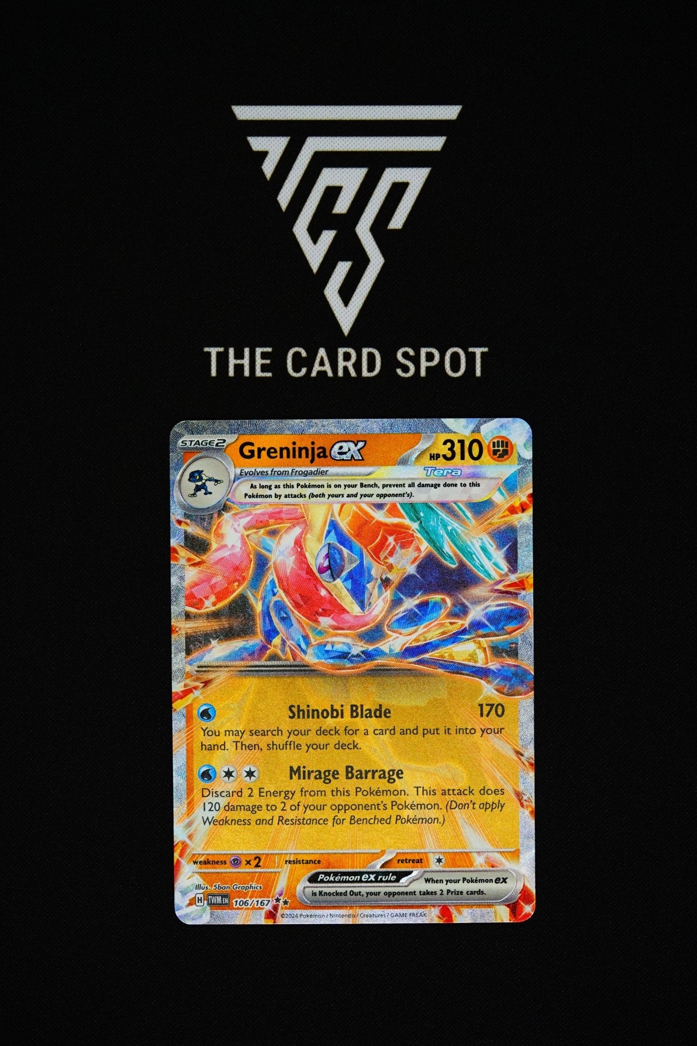 106/167 - Greninja EX - Pokemon TCG - THE CARD SPOT PTY LTD.