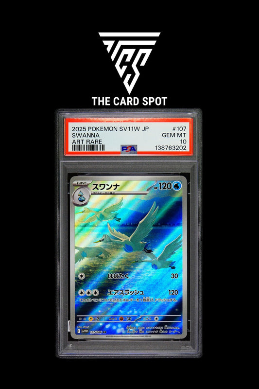 107/086 Swanna PSA 10 - Pokemon TCG - THE CARD SPOT PTY LTD.