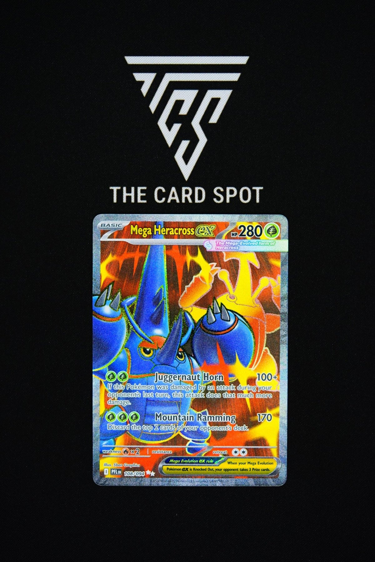 108/094 Mega Heracross EX - Pokemon TCG - THE CARD SPOT PTY LTD.