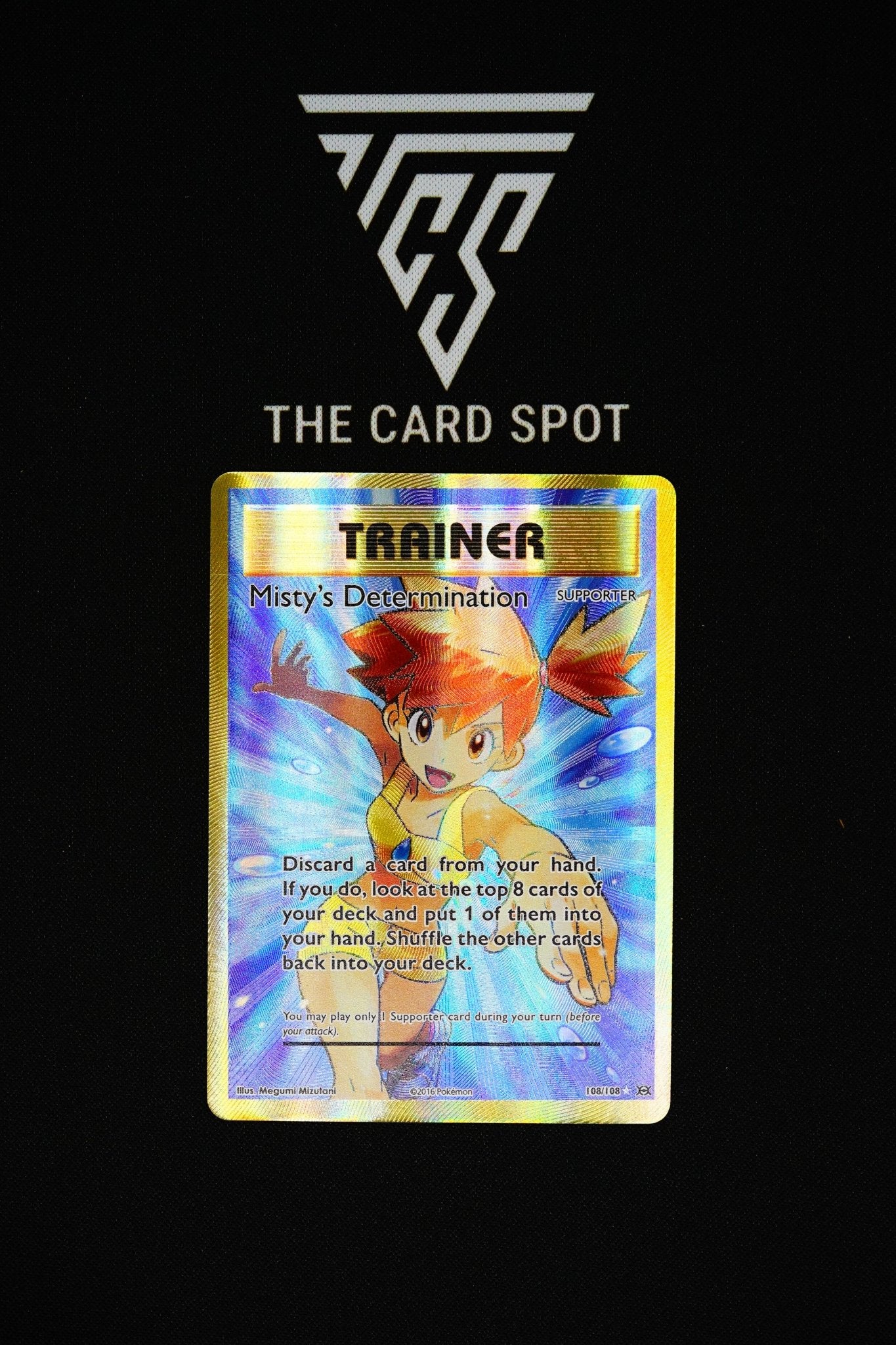 108/108 - Misty's Determination - Pokemon TCG - THE CARD SPOT PTY LTD.
