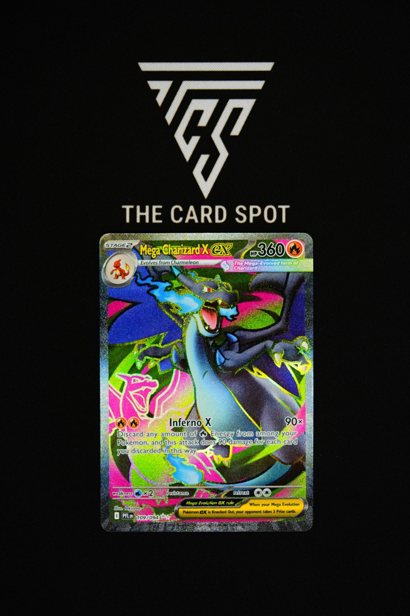 109/094 Mega Charizard X ex - Pokemon TCG - THE CARD SPOT PTY LTD.